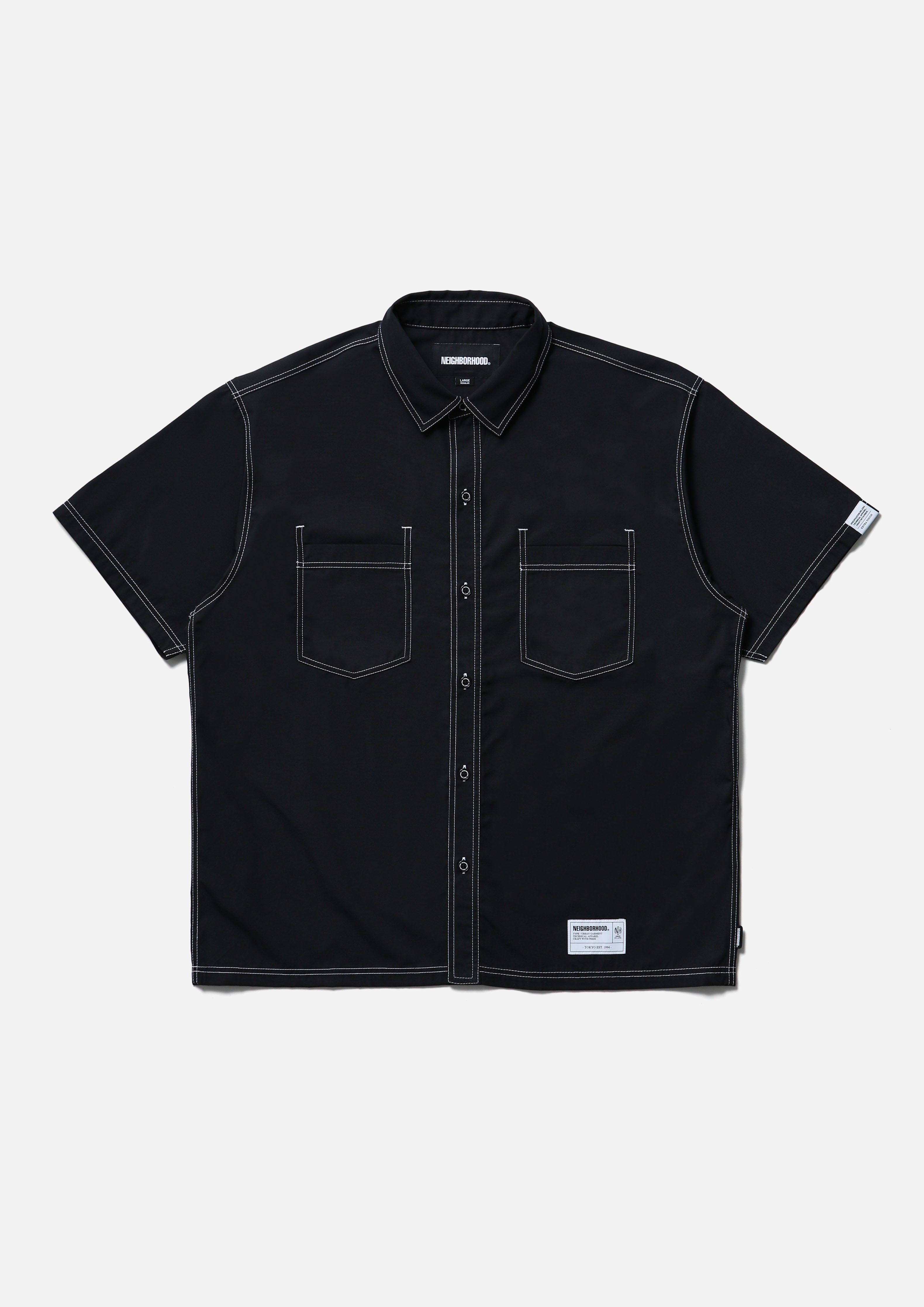 【NEIGHBORHOOD 】 0425 發售VISIBLE STITCHING SHIRT SS