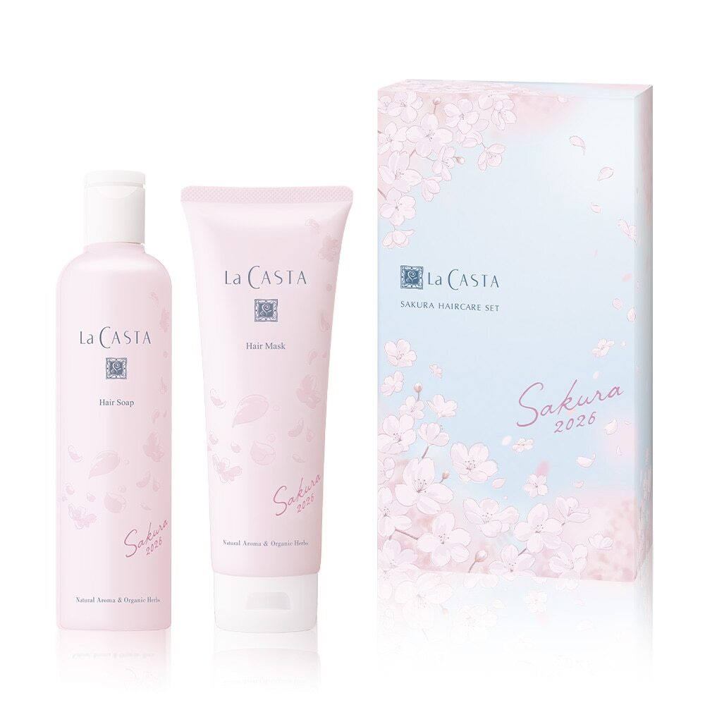 [限定] LA CASTA Hair Care Set Sakura 2026 櫻花護髮套裝