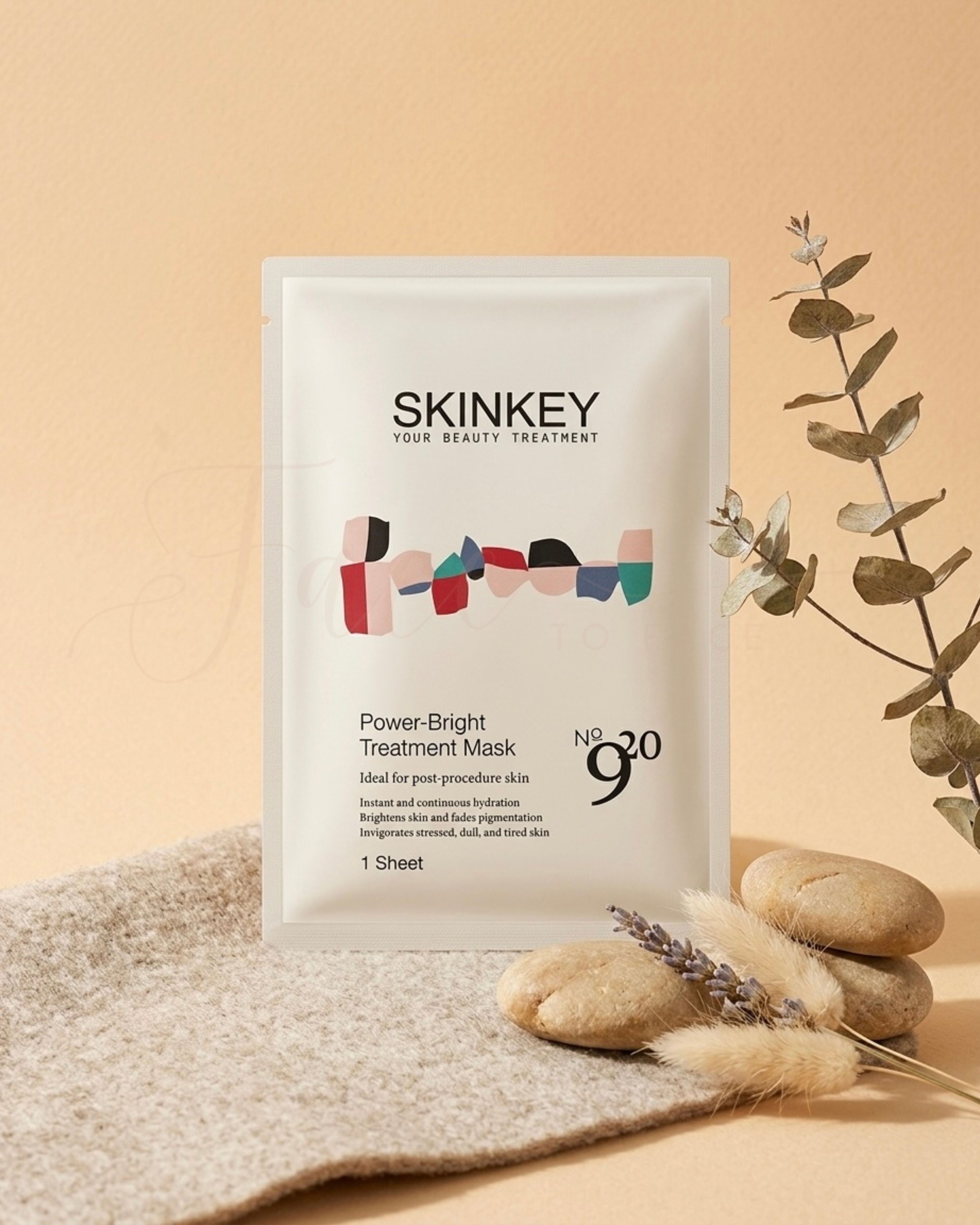 Skinkey 920 醫學級亮白鎖水面膜 5片入