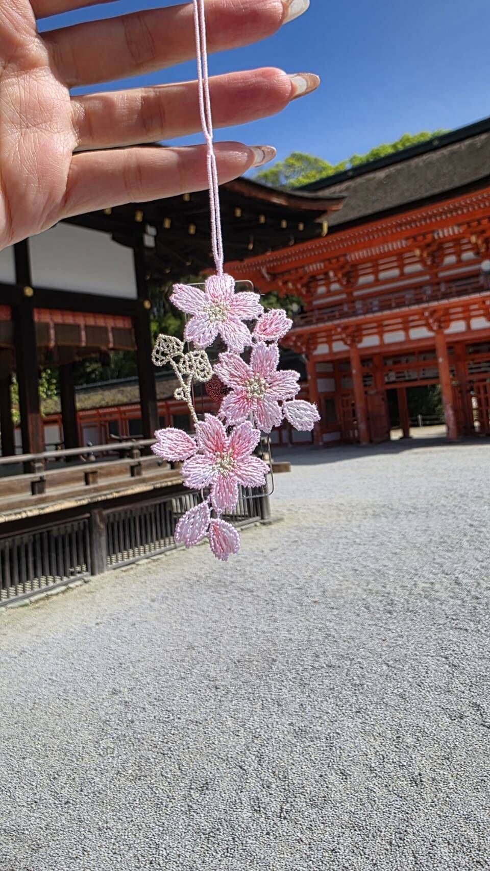 【下鴨神社Kamomioya Shrine 】 四季御守-櫻花