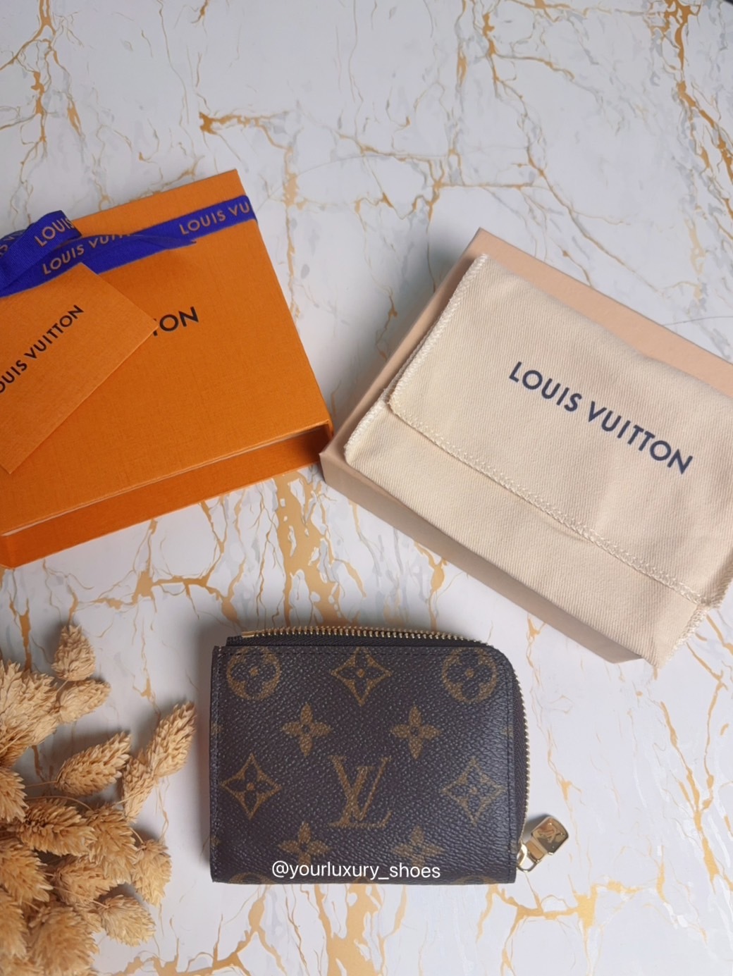 【Luxury】Louis Vuitton日本限定款 拉鏈零錢包 鈔票夾 卡包 M25697 棕色老花 粉色 L型皮夾 LISA 路易威登