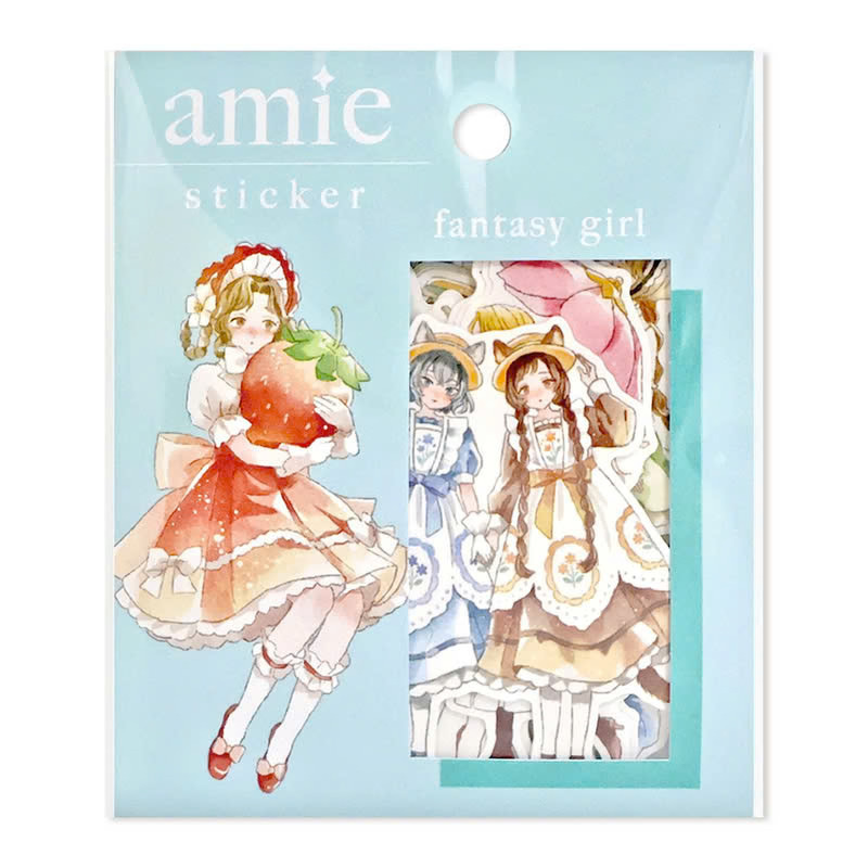 fantasy 女孩 Amie系列 40枚貼紙包｜日本Mind Wave