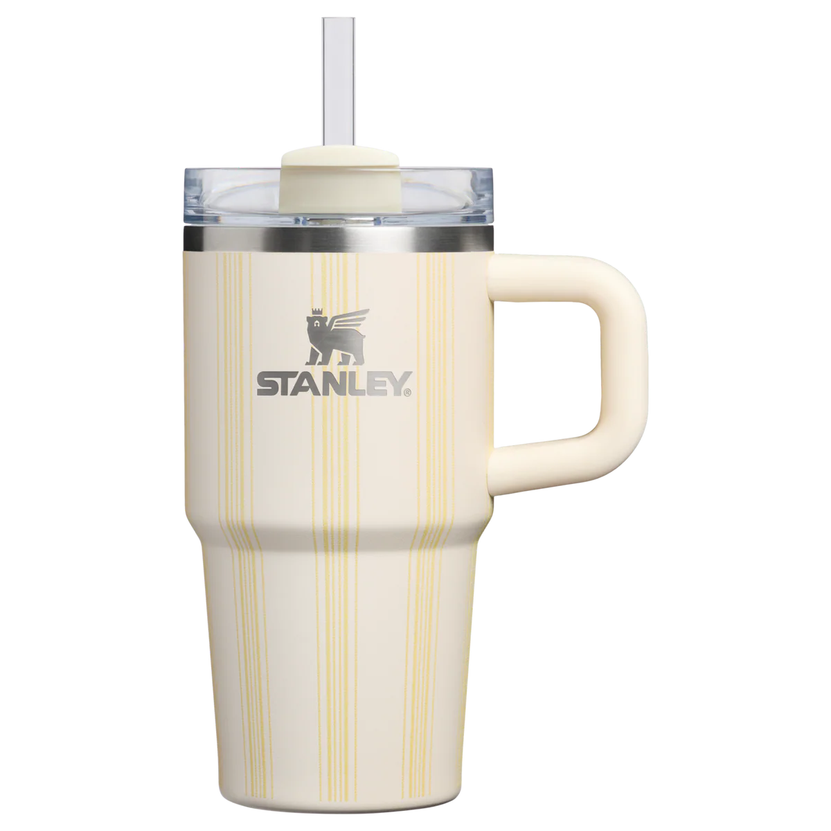 現 貨丨STANLEY THE QUENCHER H2.0 FLOWSTATE™ 20OZ 防漏吸管隨手杯 奶油野餐條紋