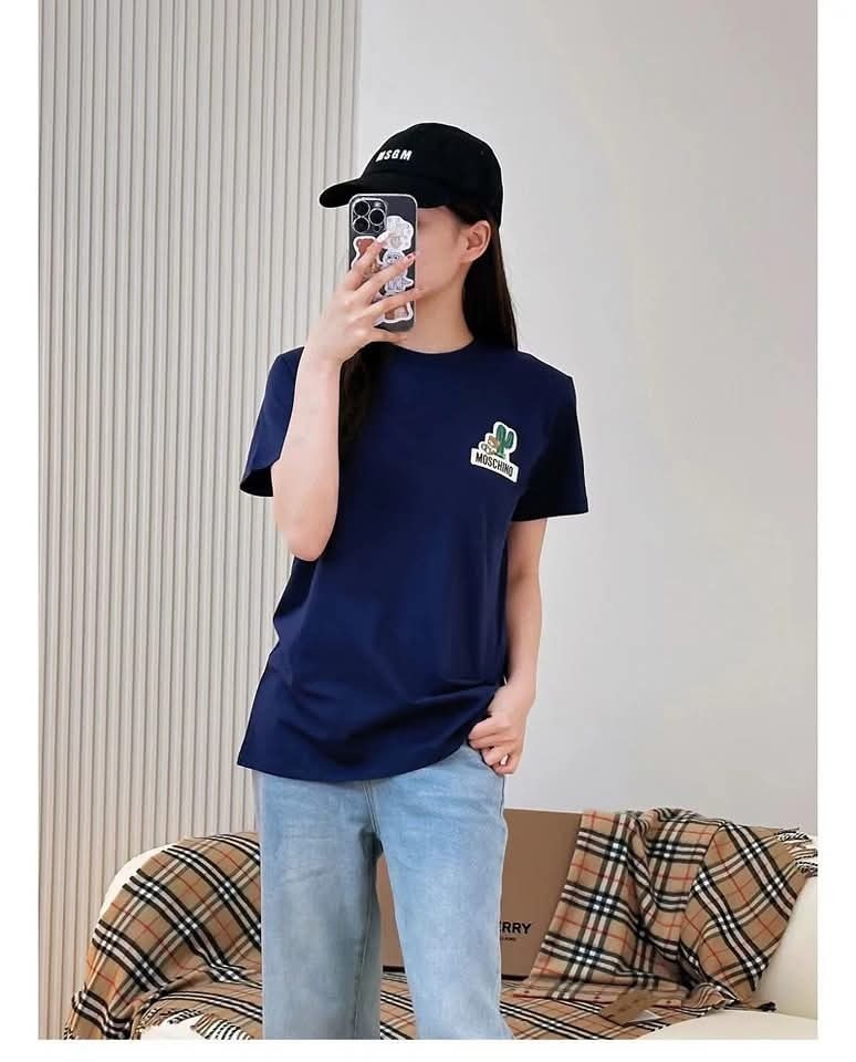 MOSCHINO KIDS 小Logo 仙人掌圖案 Tee