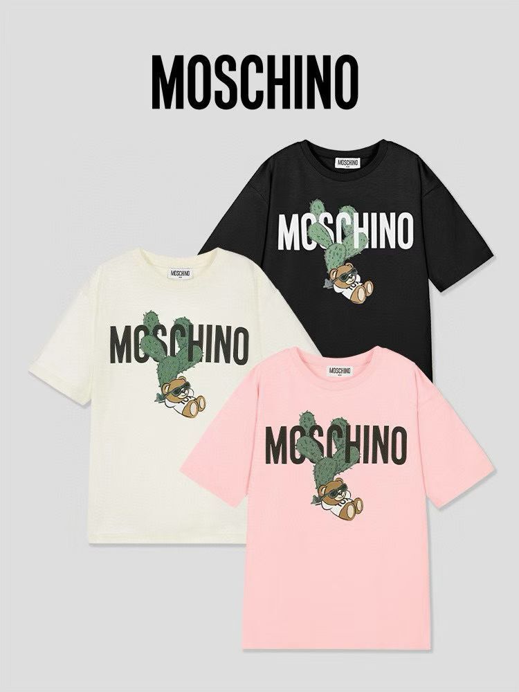 MOSCHINO KIDS 大Logo仙人掌圖案 Tee