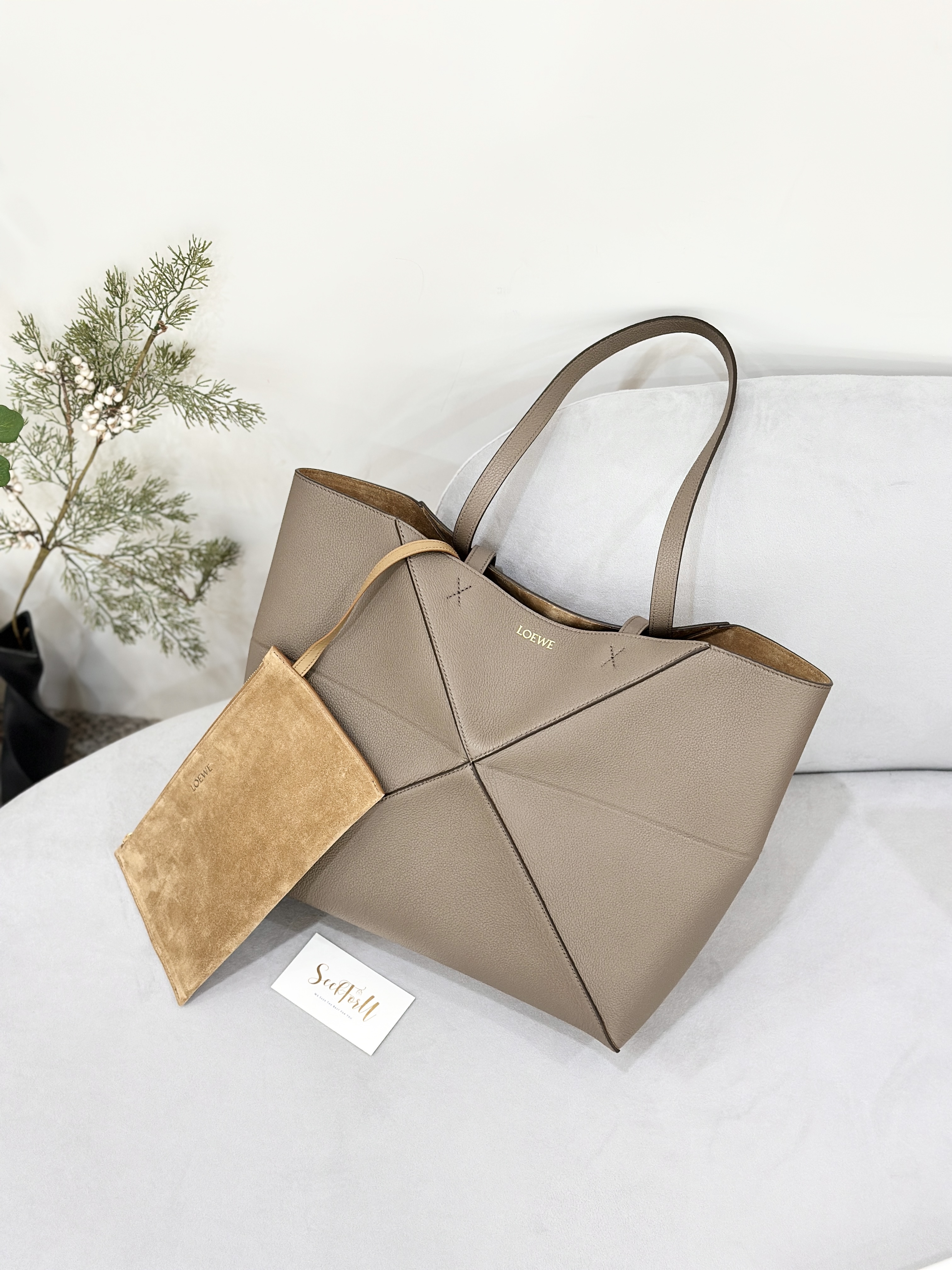 LOEWE Horizontal Puzzle Fold Tote