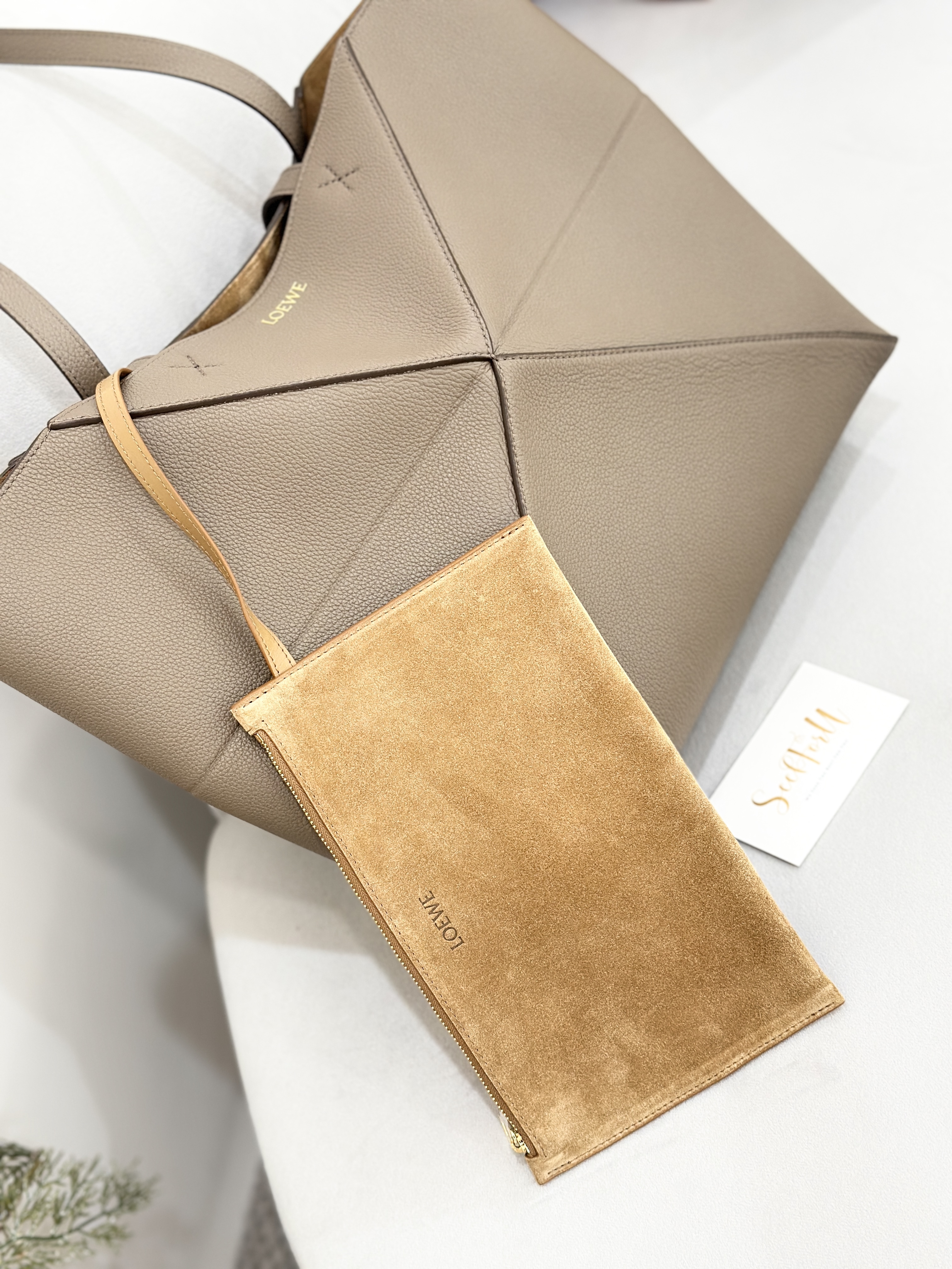 LOEWE Horizontal Puzzle Fold Tote