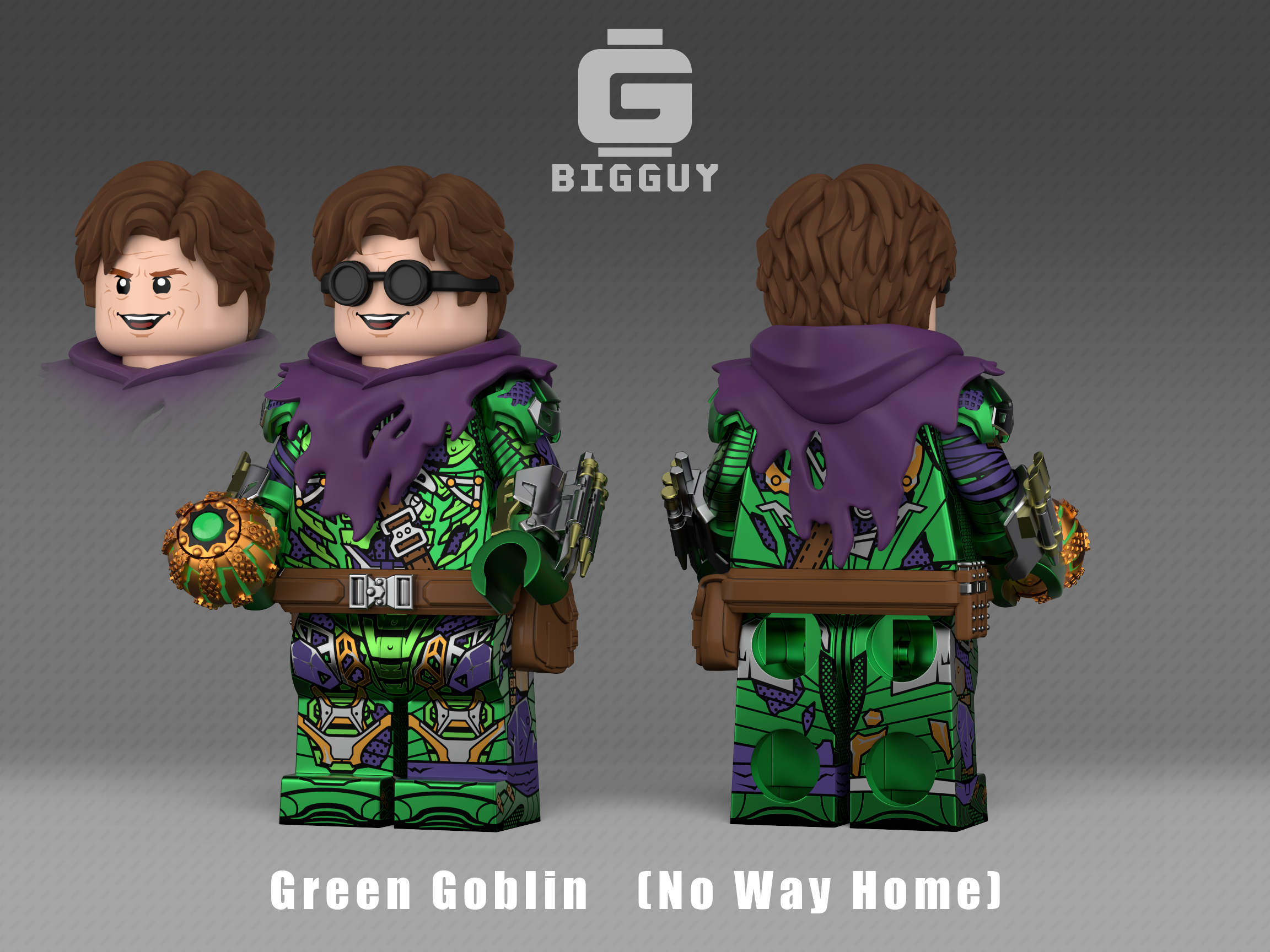 [Bigguy][Preorder]  Green Goblin - Battle-damaged Ver [PADprinted]