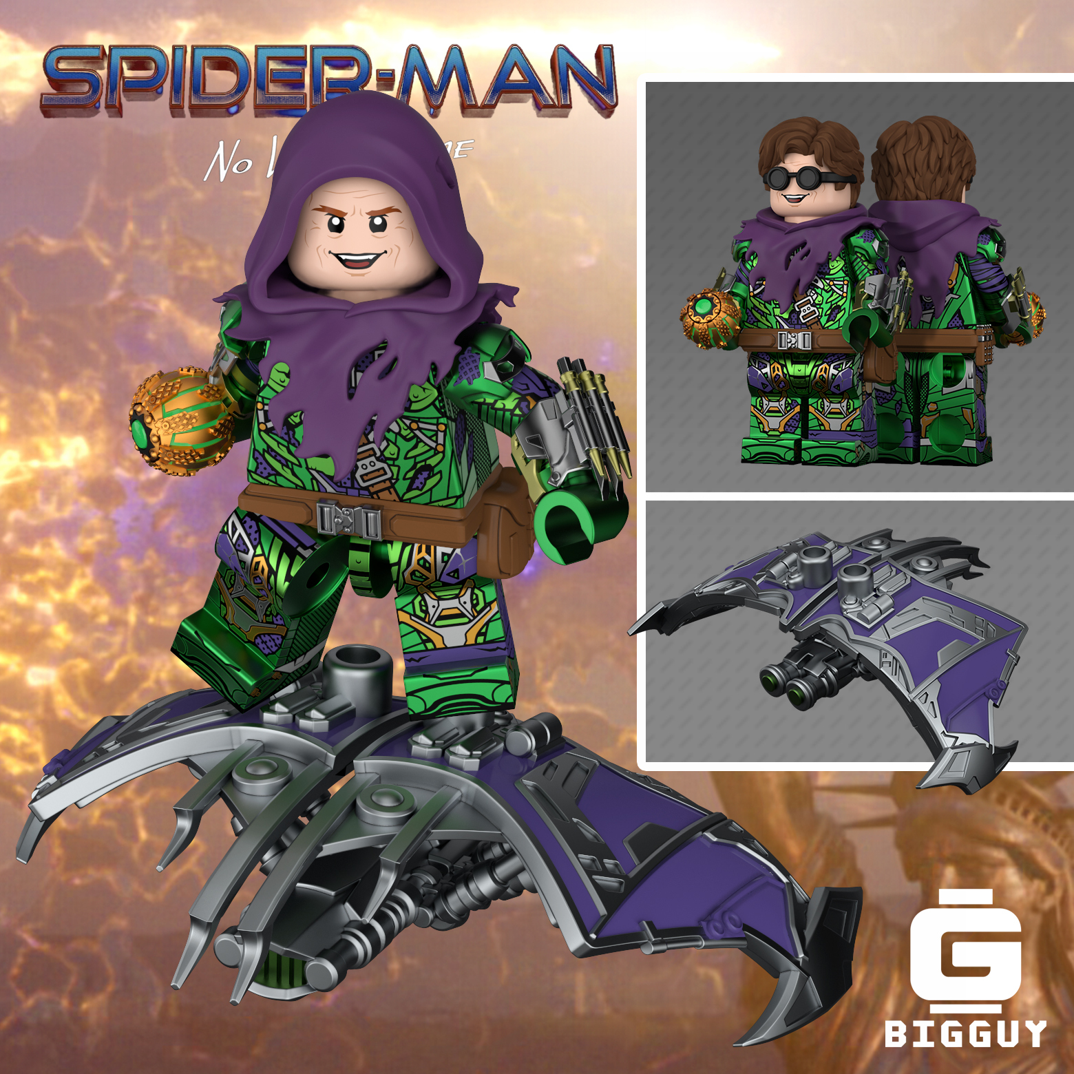 [Bigguy][Preorder]  Green Goblin - Battle-damaged Ver [PADprinted]