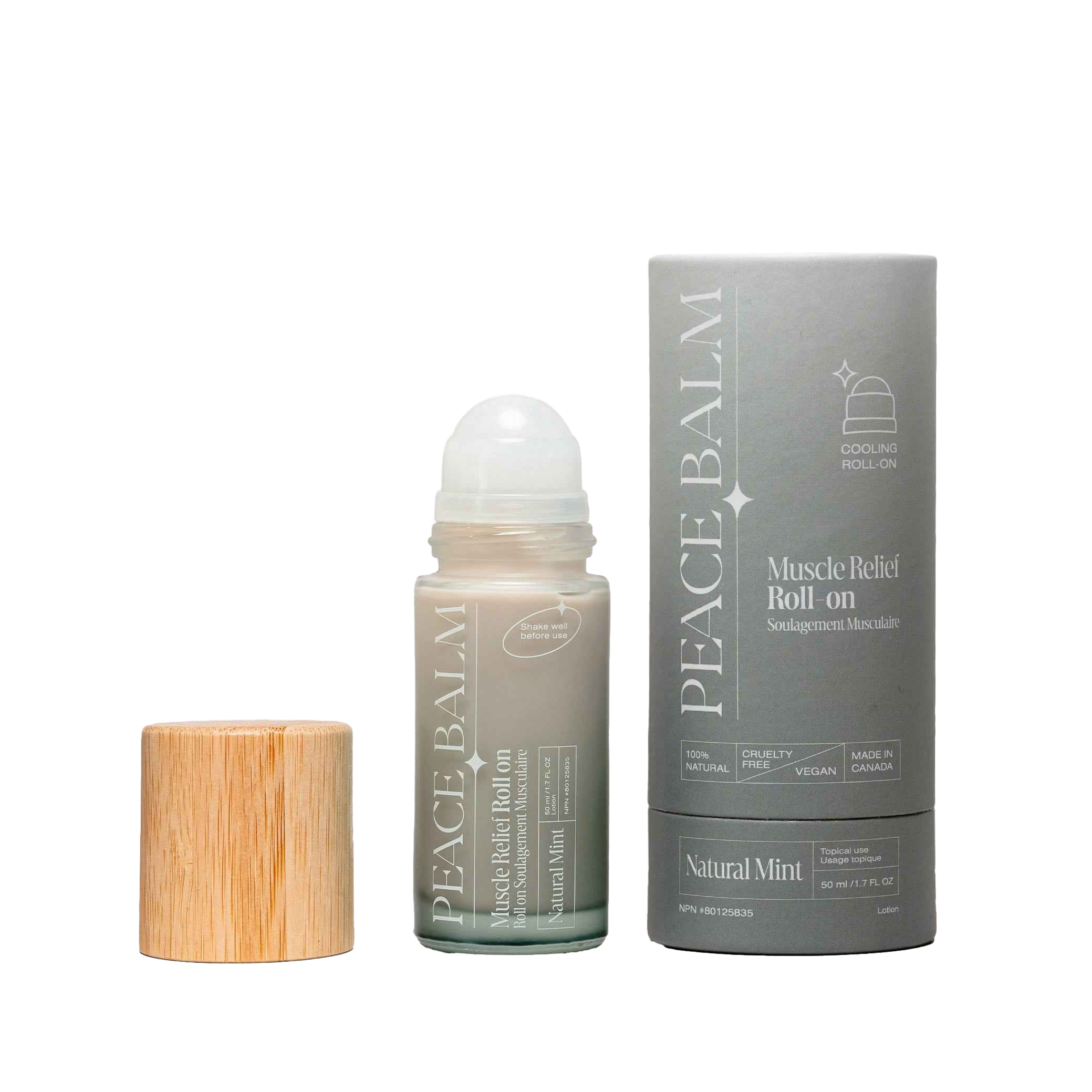 【The Peace Labs】天然薄荷舒緩滾珠膏 50ml｜Peace Balm – Natural Mint  薄荷