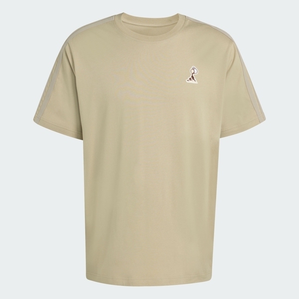 Adidas 愛迪達 M Coffee Pr T KB4846 男 T恤 運動上衣 休閒短袖 卡其 亞版 純棉