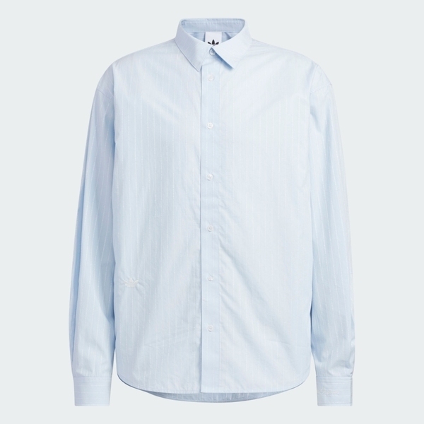 Adidas 愛迪達 Dlxc U Shirt Ls KS2909 男女 襯衫 白 亞版 寬鬆 純棉