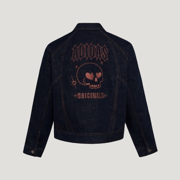 Adidas 愛迪達 Vday Dnm Jkt KT6338 男女 外套 夾克 休閒穿搭 黑 亞版 丹寧外套