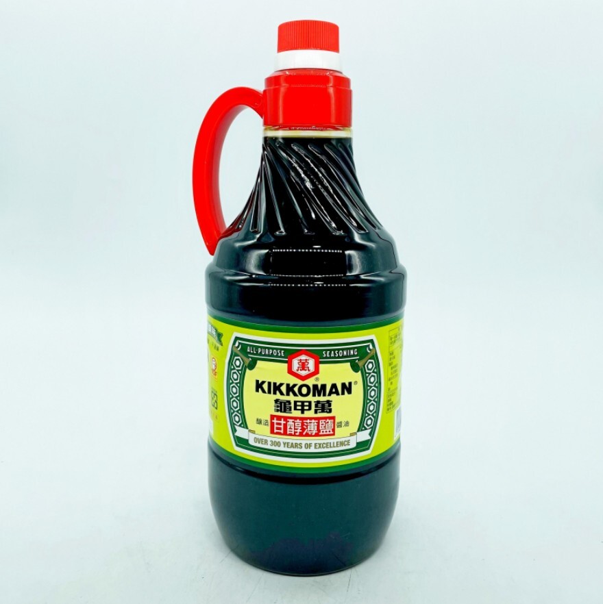 高雄分會#19|【龜甲萬】甘醇薄鹽醬油1600ml (已普渡品)