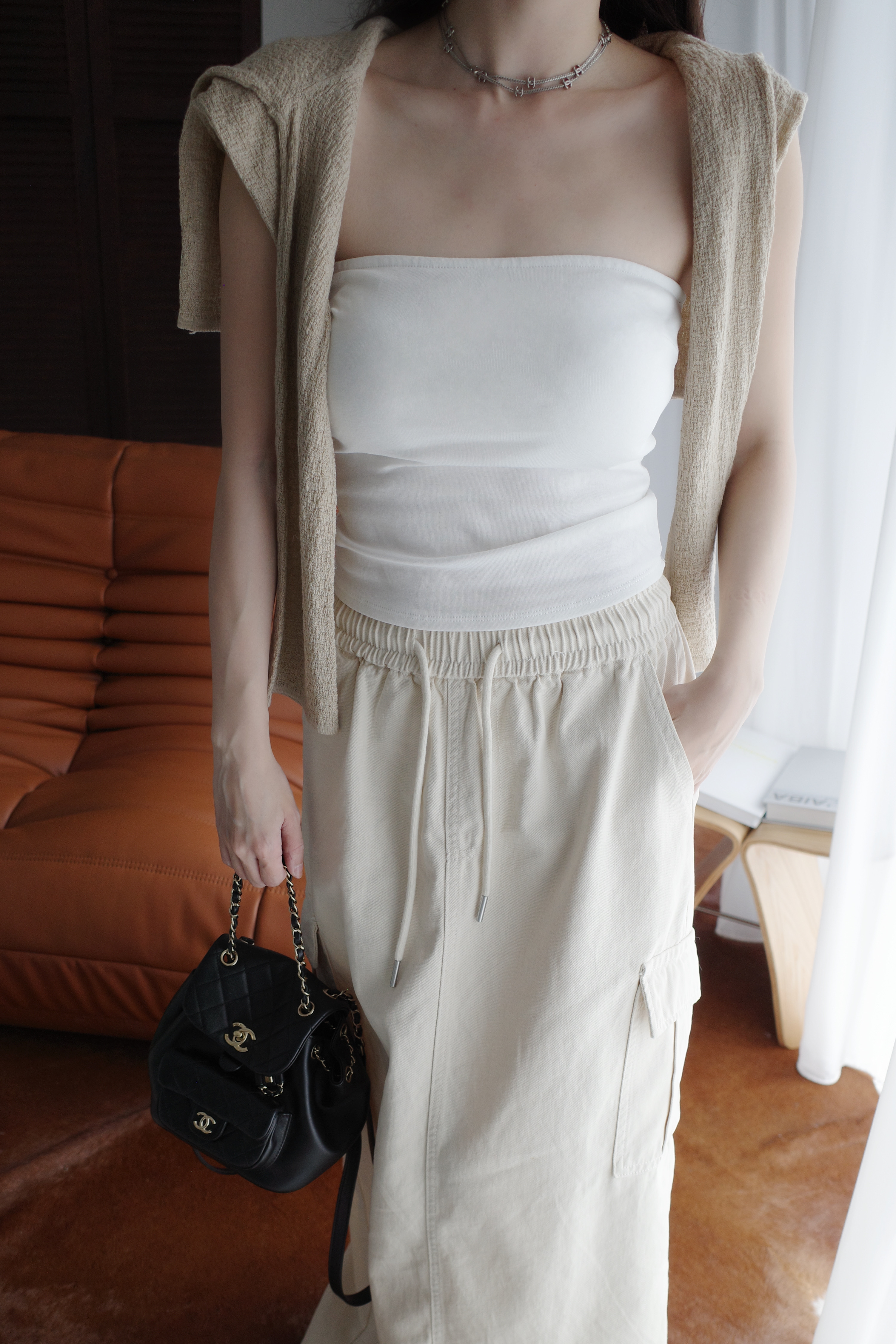 (預購)#AO57夏天必須要有的平口Bratop(灰/奶茶/黑/白)#小M以內限定