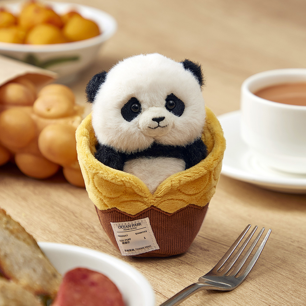 雞蛋仔細佬「得得」毛絨匙扣