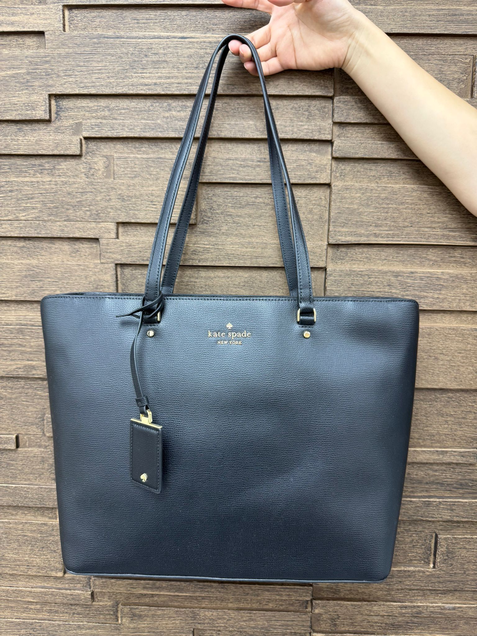 LYS01610 Kate Spade 防刮皮革拉鏈Tote Bag
