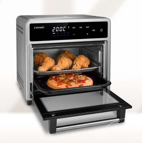 CHIMEI 奇美家電 微電腦多功能氣炸烤箱 10L 10種料理模式 EV-10S0FM