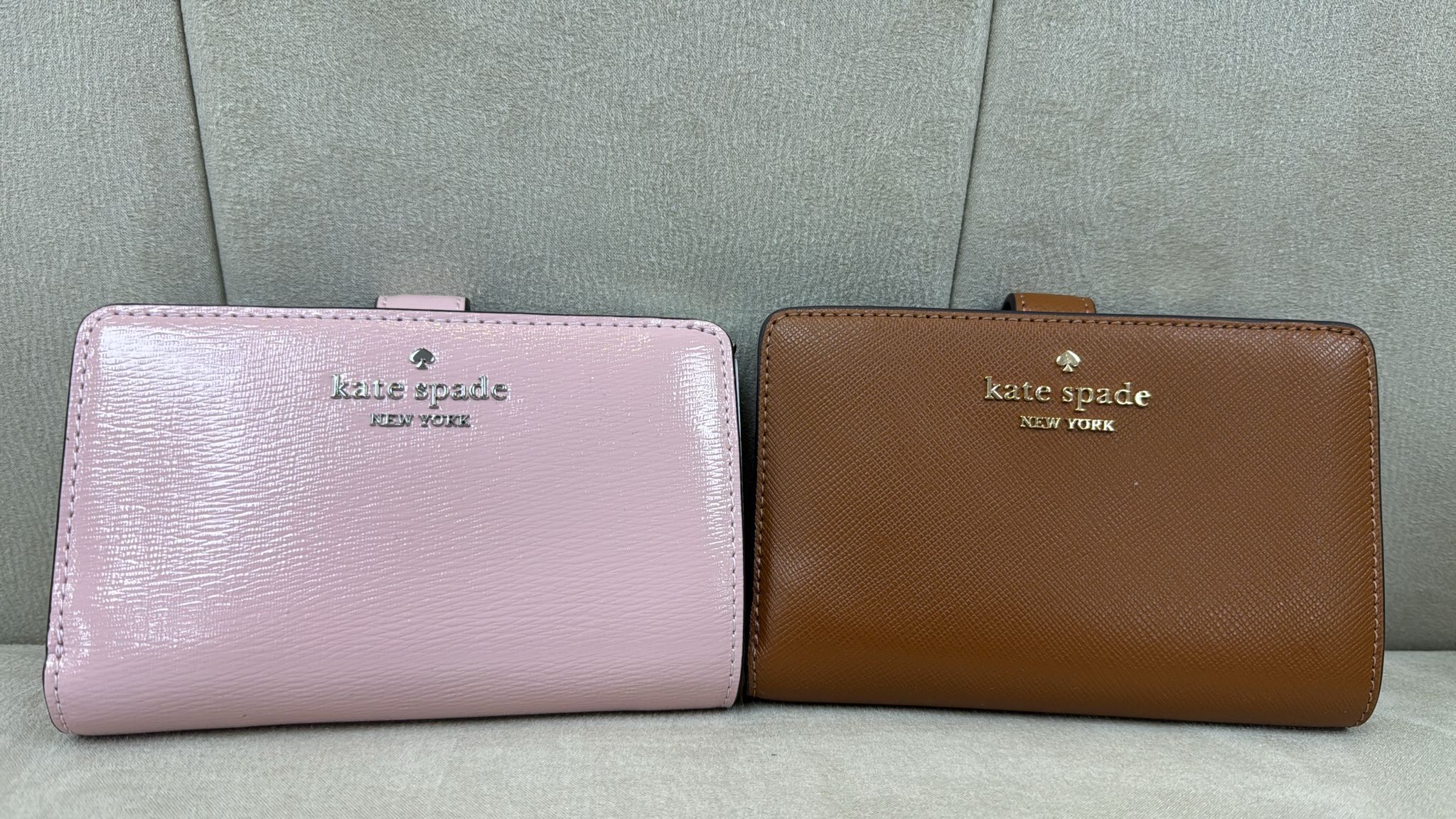 LYS01611 Kate Spade 防刮皮兩摺中銀包
