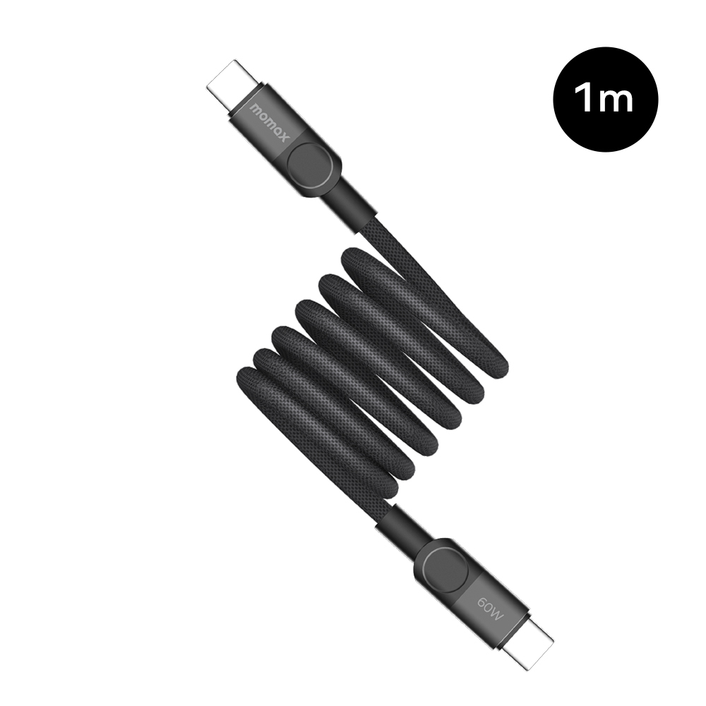 Mag.Link 60W USB-C to USB-C 磁吸充電線-(1m)