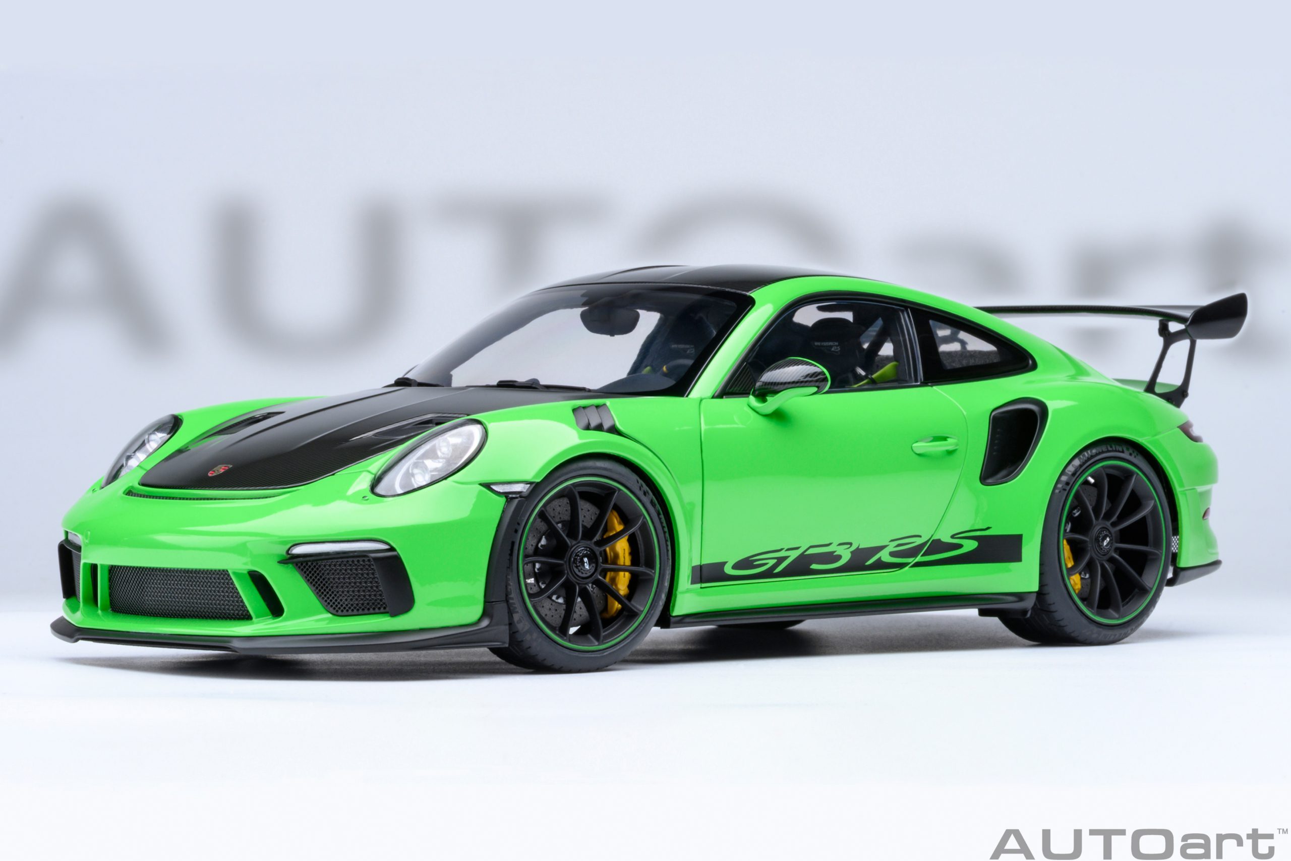 預訂 (訂金$300) (預訂價$1584) :1/18 AUTOART Porsche 911 (991.2) GT3 RS Weissach Package (Lizard Green) (78179)