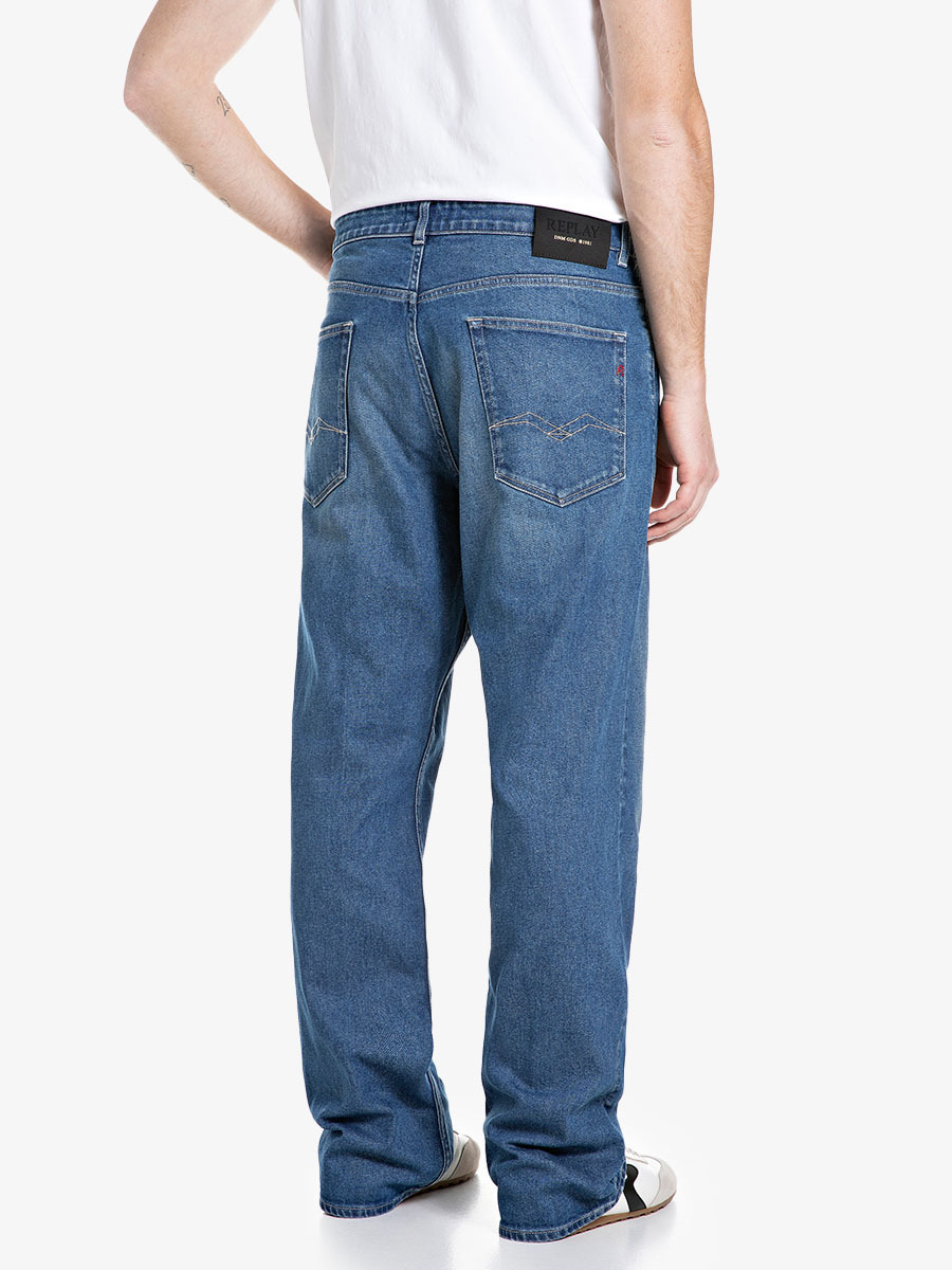 CLEY 藍色靴型丹寧牛仔褲