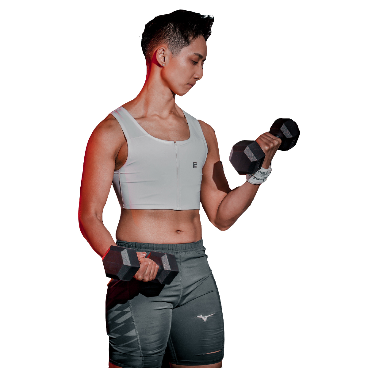 PLUS - Zipper Short Binder【T027】