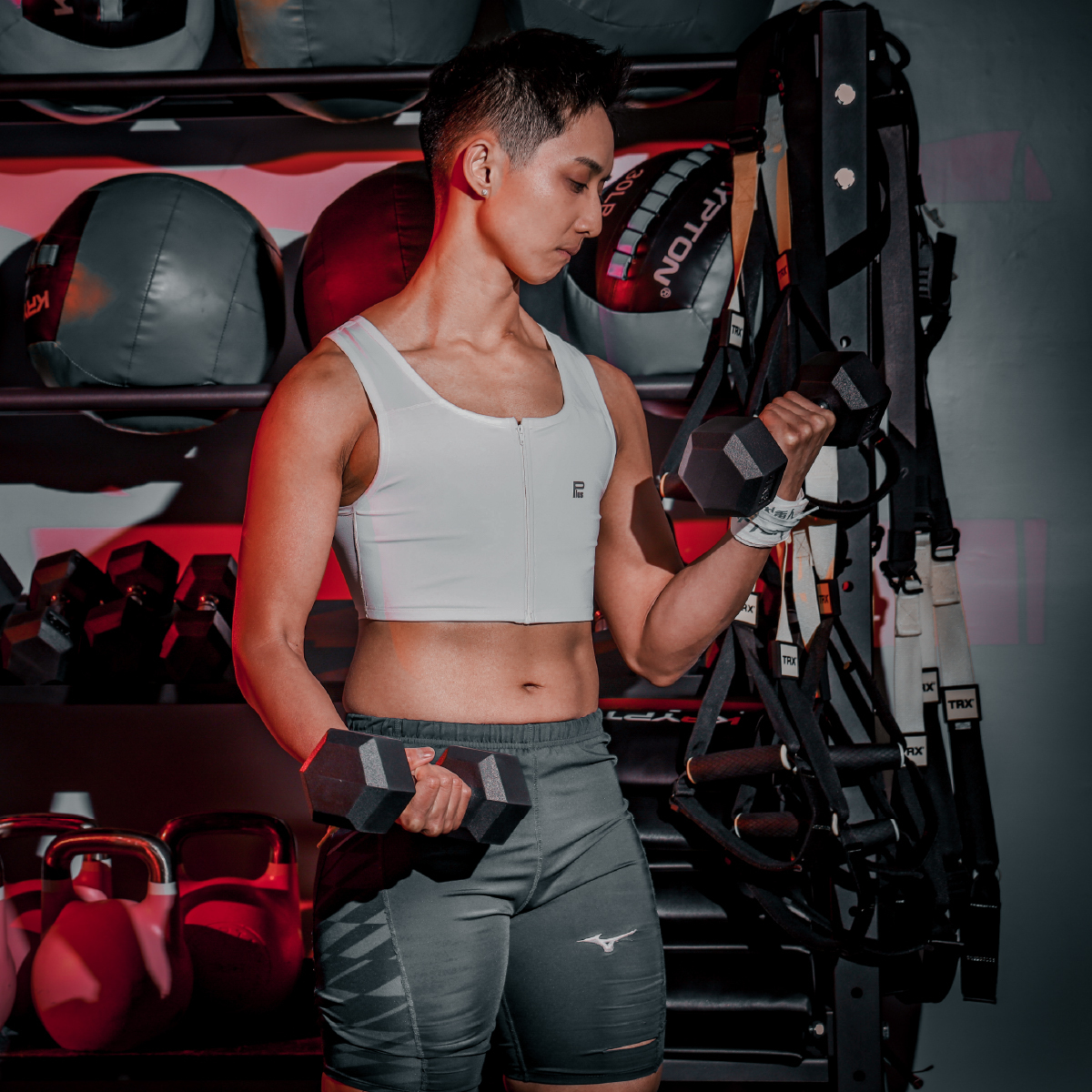 PLUS - Zipper Short Binder【T027】