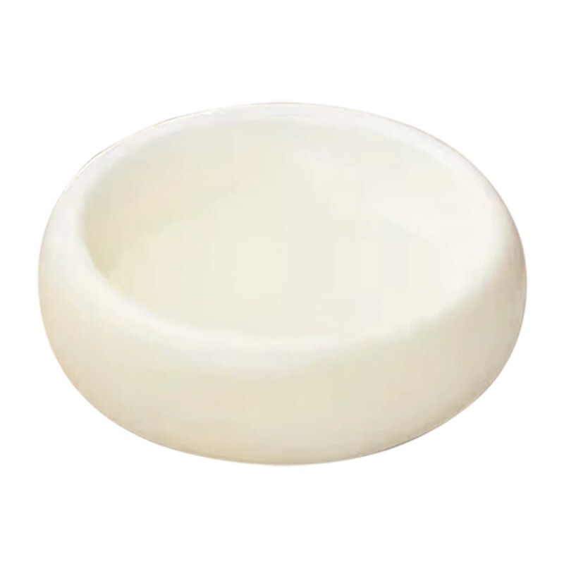 HIDREAM 甜甜圈陶瓷寵物碗 - (白色/黃色/紫色)