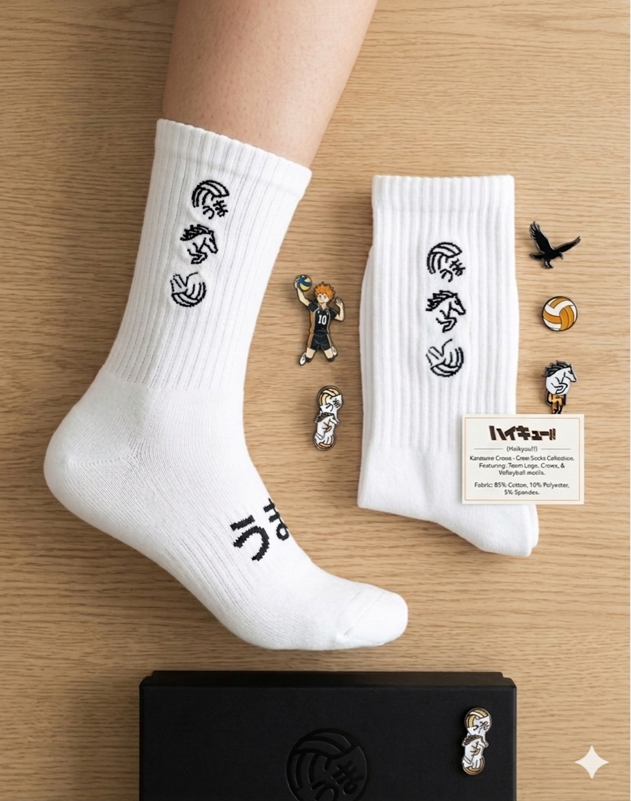 🏐 VOLLEYBA!! × OH9｜馬年限定「排球小粉馬」實戰排球襪