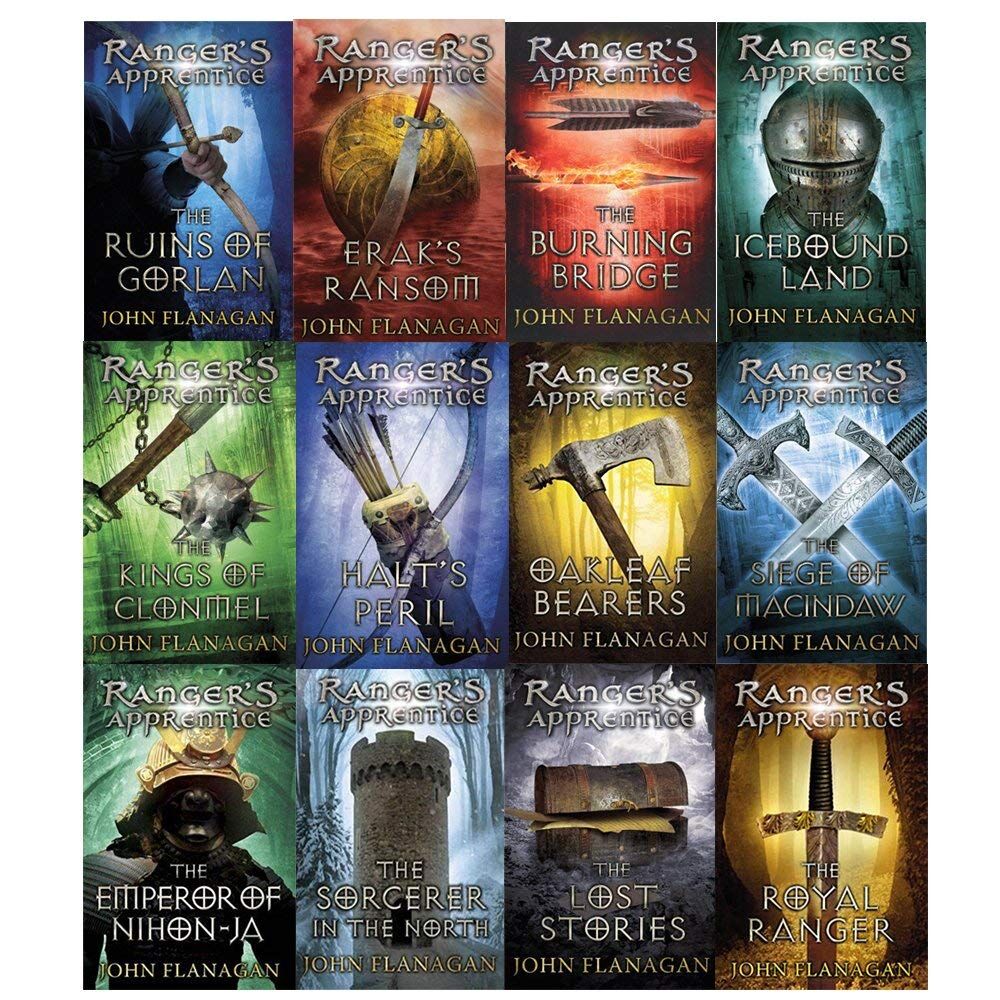 John Flanagan Ranger's Apprentice 12 Books Collection Set