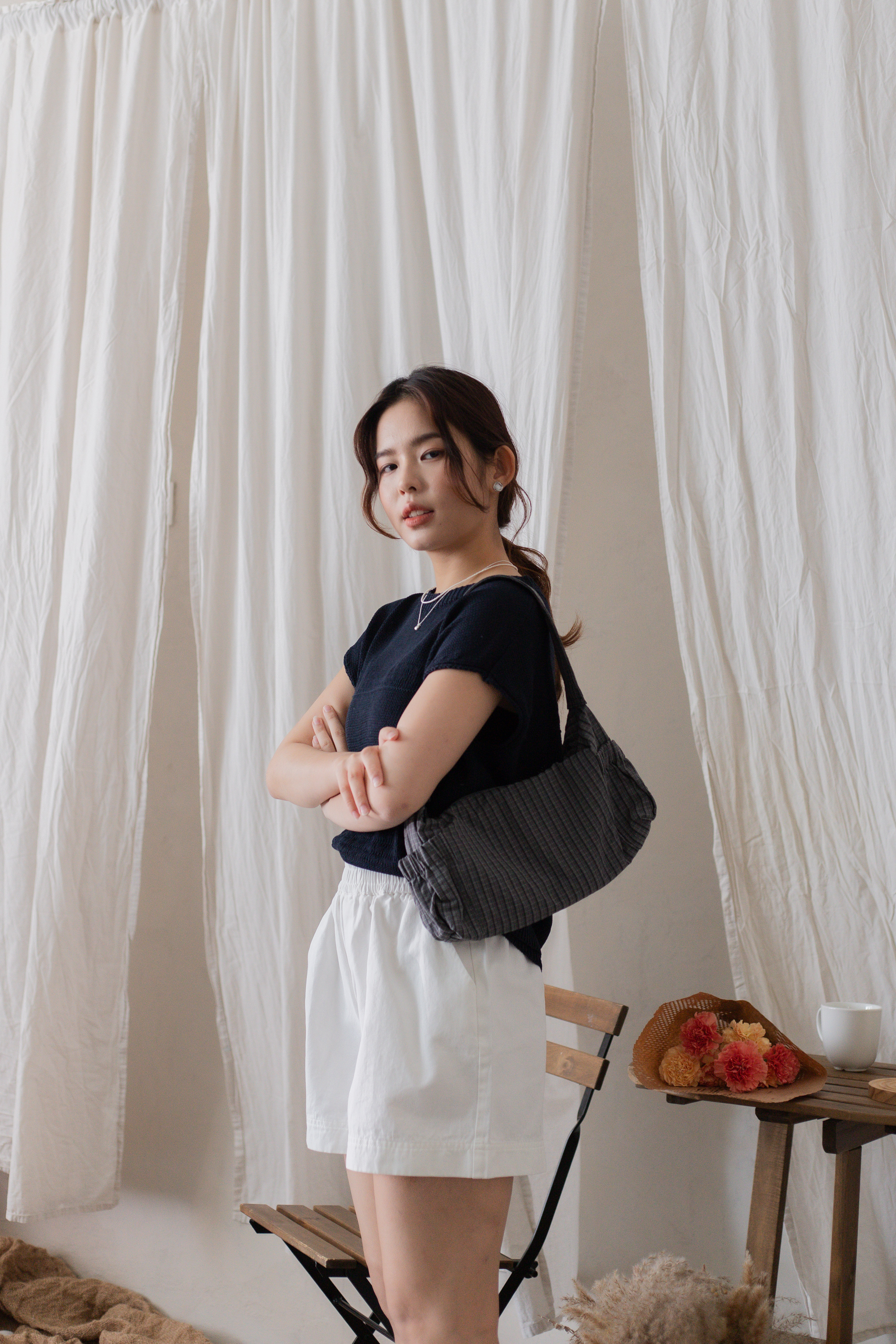 Riyo Relaxed Short White -2715PSWHI