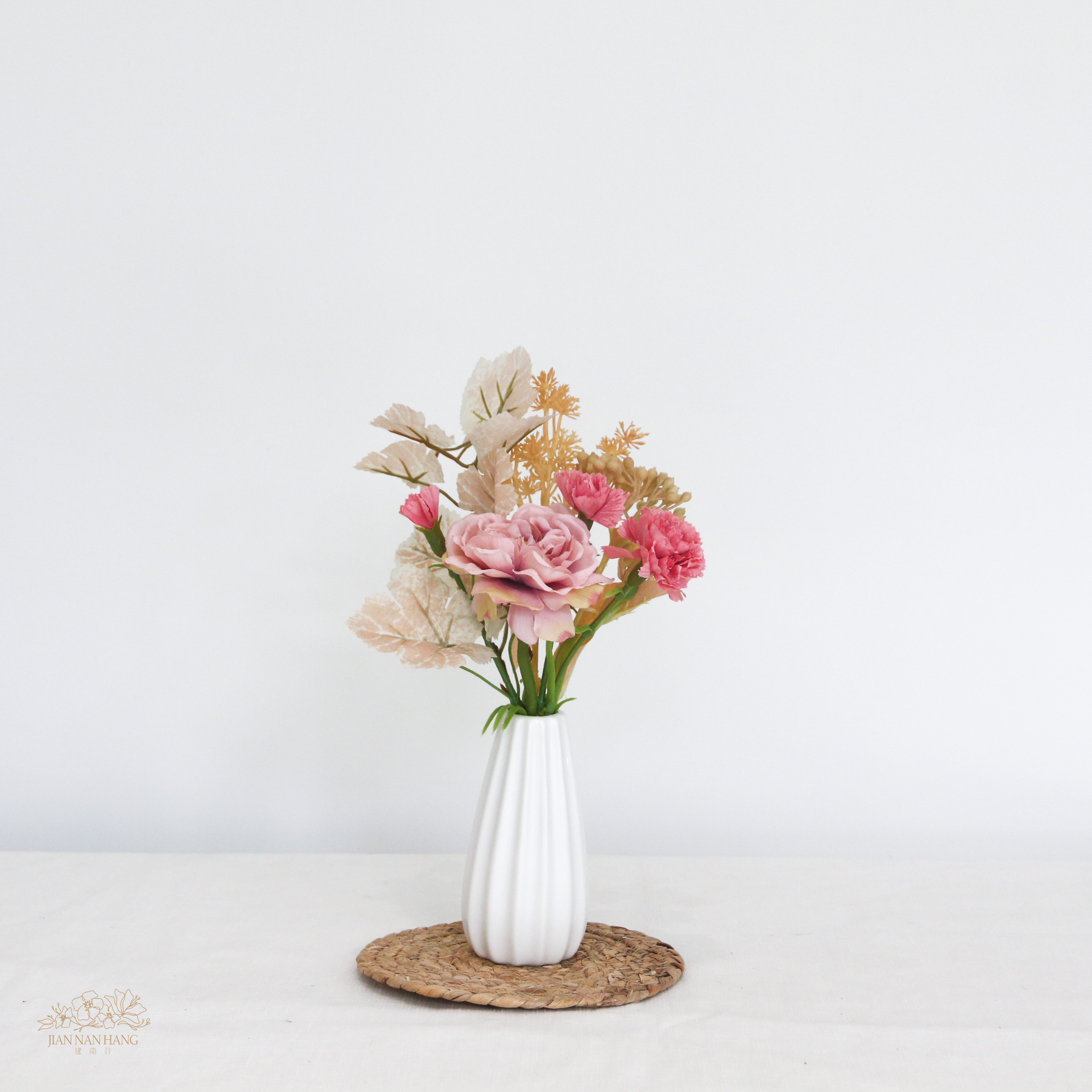 人造花 綜合小花束 粉