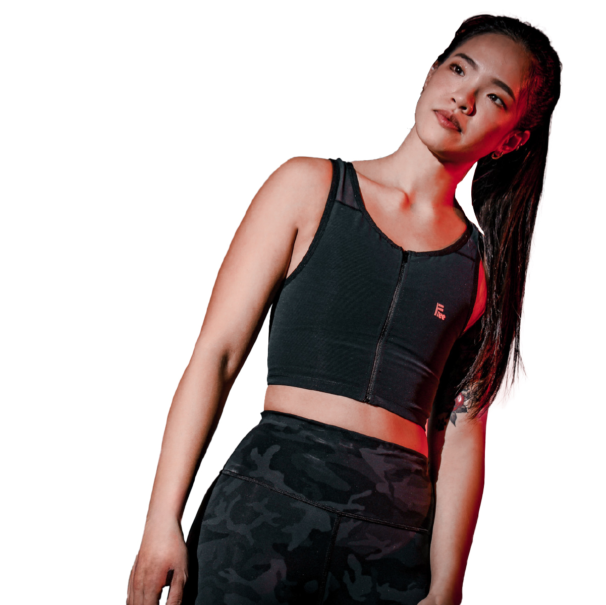 FREE+ -  Sport Binder Zipper Short 【E021】