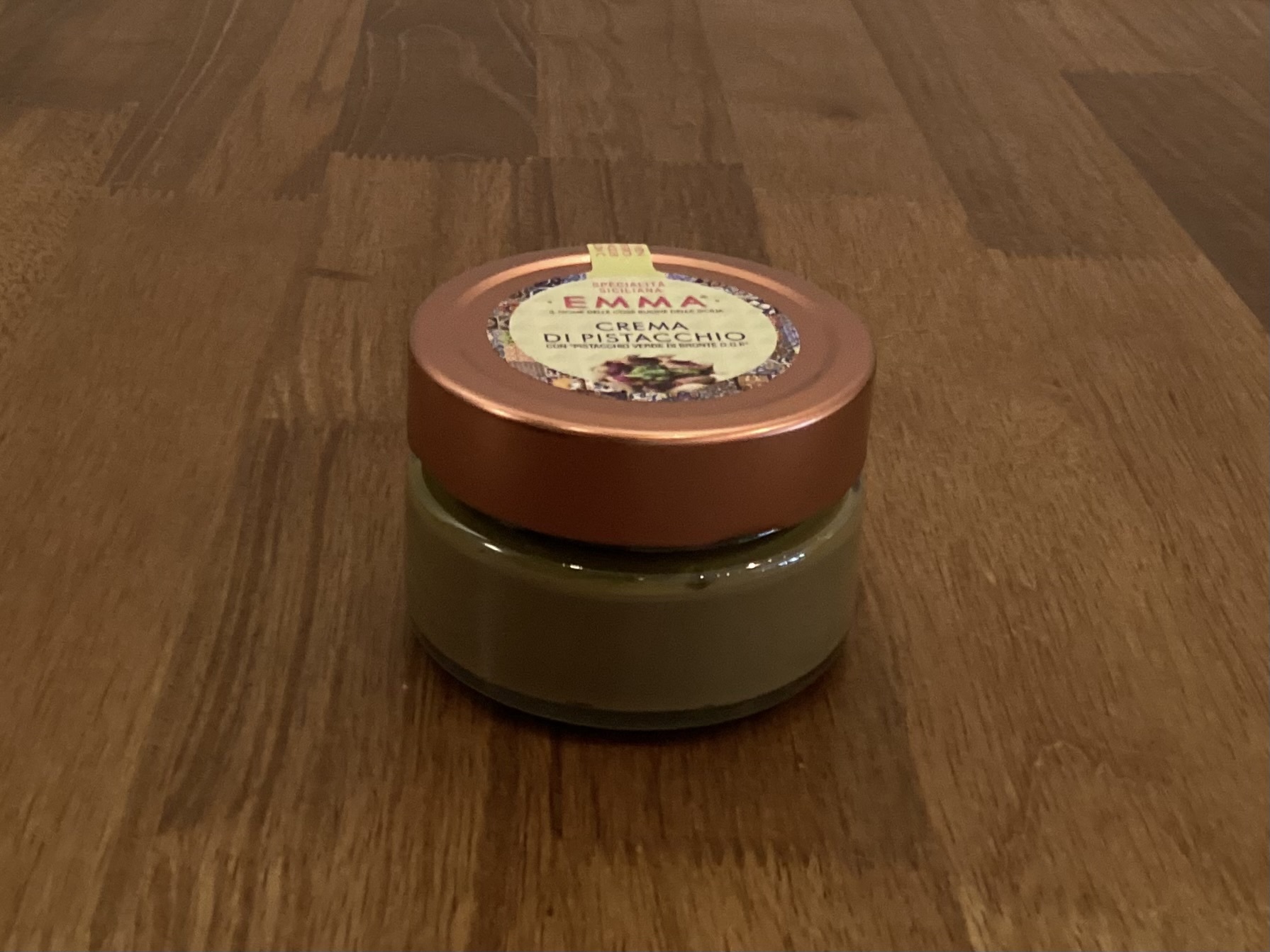 EMMA - CREMA DI PISTACCHIO with Brontë D.O.P. Pistacchio