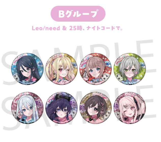 [代購][預訂] Project SEKAI MUSIC＆DINER Melopale 襟章 B