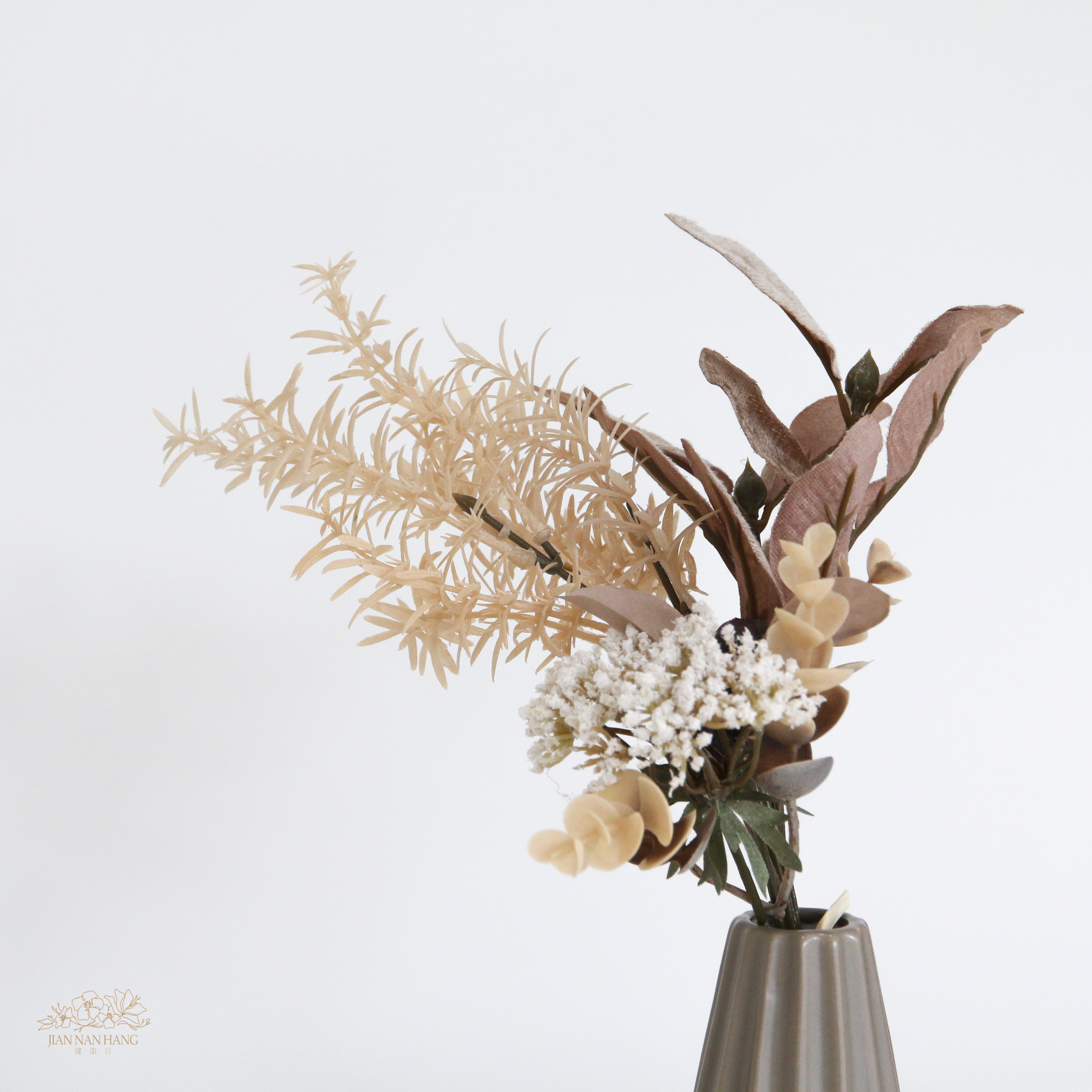 人造葉 乾葉混和束 2色