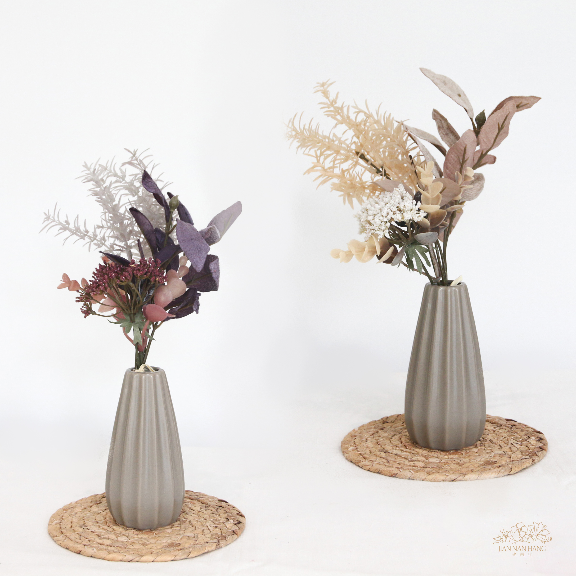 人造葉 乾葉混和束 2色