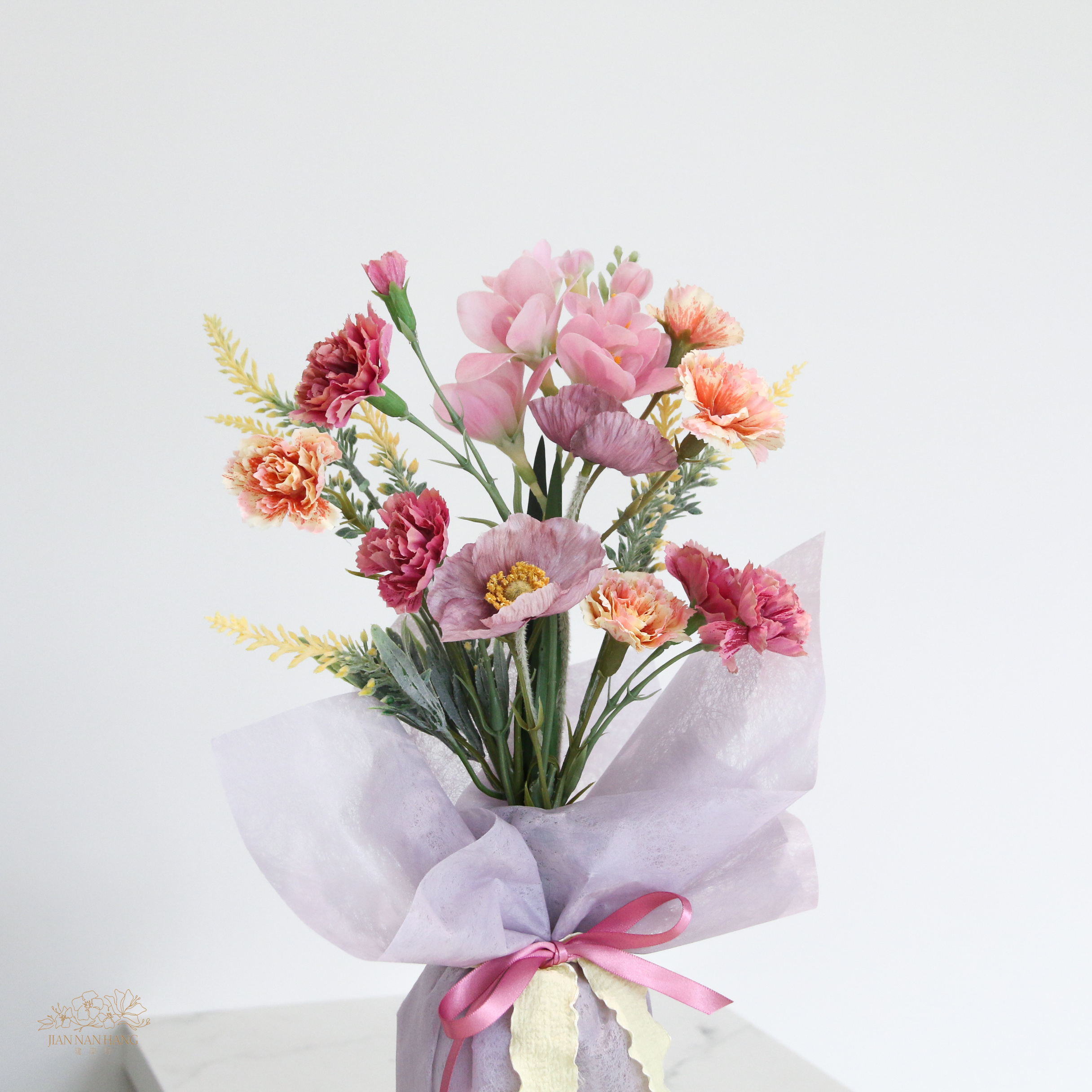 母親節擬真花禮-玻璃 三款