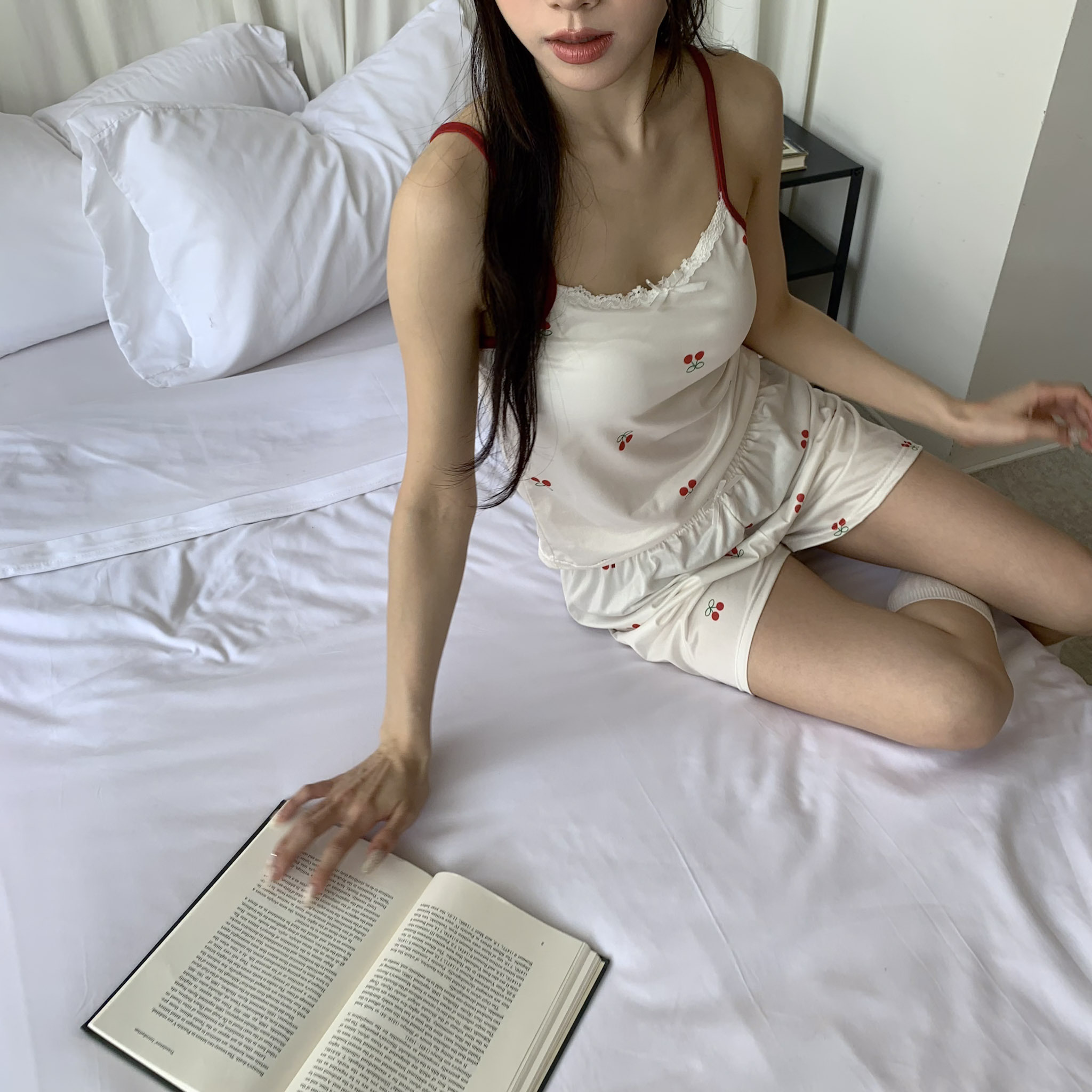 ISA_深夜裡的秘密 櫻桃居家睡衣二件組套裝_64018