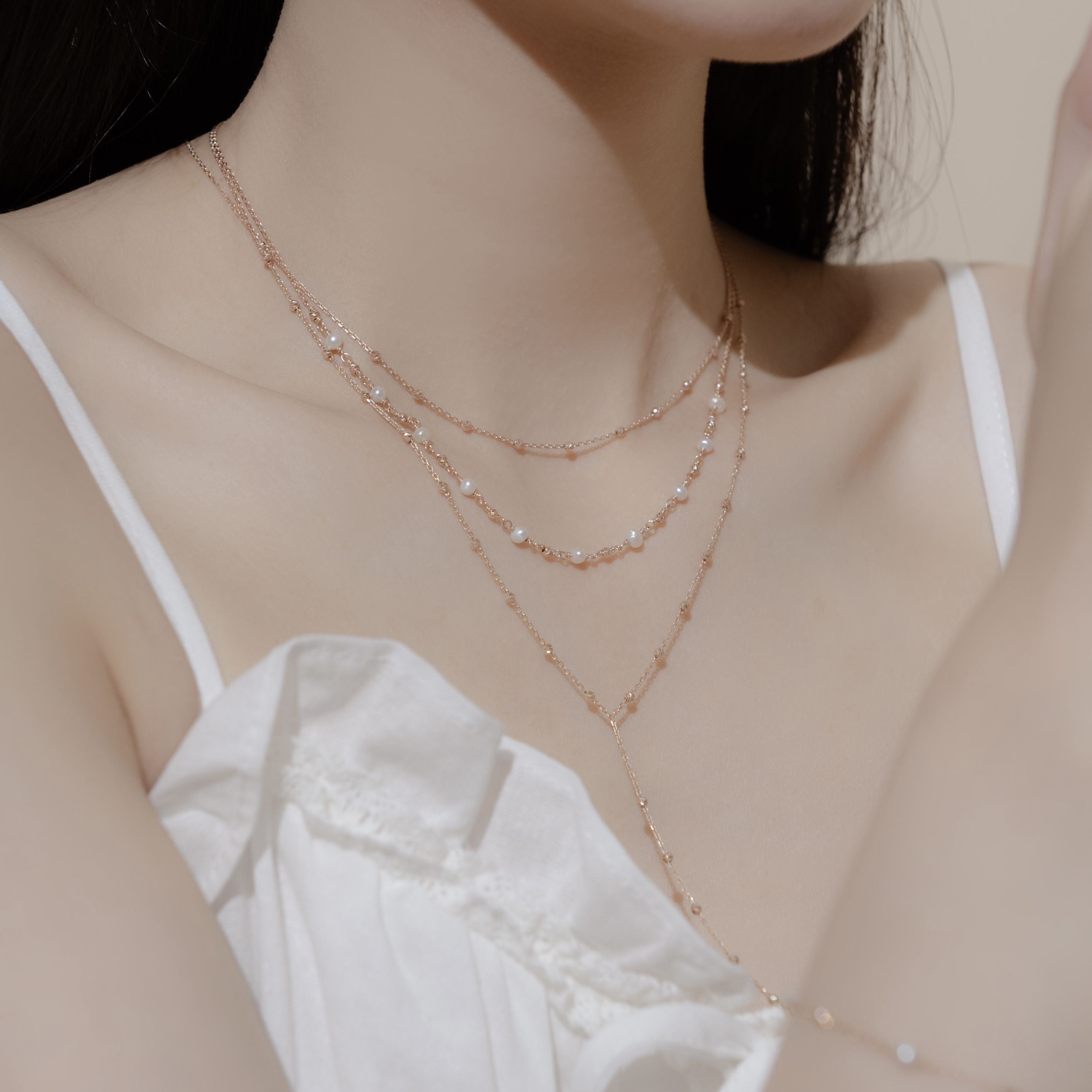 簡約cutting ball 奶溝鏈