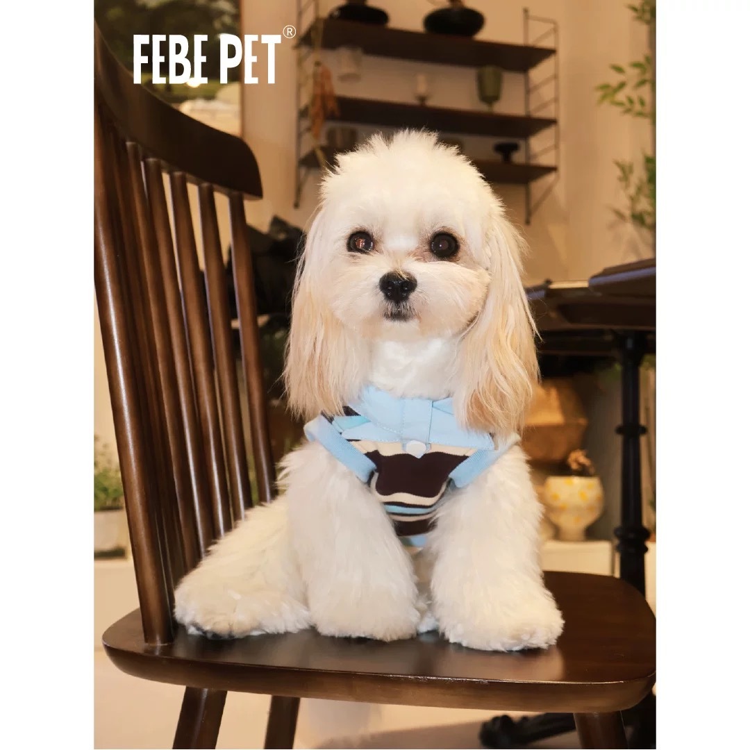 FEBEPET美式复古条纹领