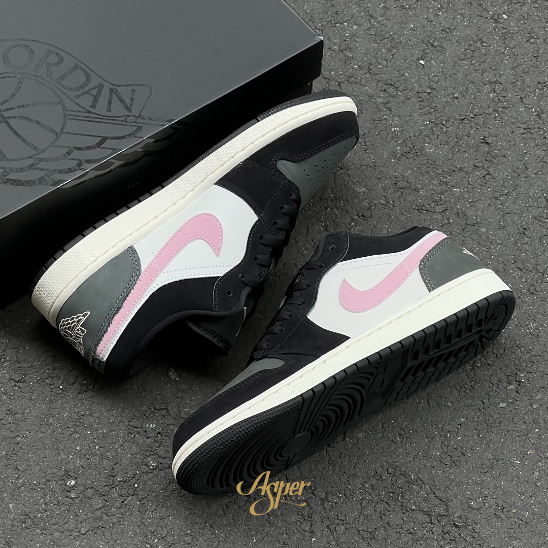 【官網限定】Air Jordan 1 Low SE "Iron Grey" 灰粉 男鞋 II3788-003 IV