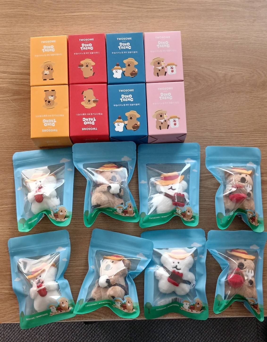 【OWN】Dinotaeng x Twosome 韓國 咖啡店 聯名 杯子 玩偶 復古 相機 吊飾 鑰匙圈 配件