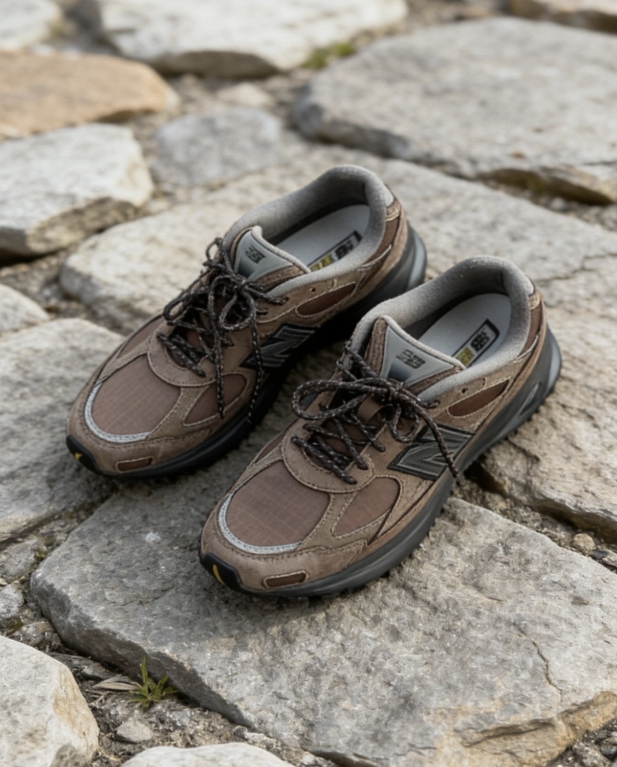 男女鞋 NEW BALANCE 2010 棕黑 復古 網眼 緩震 休閒鞋【U20106WB】