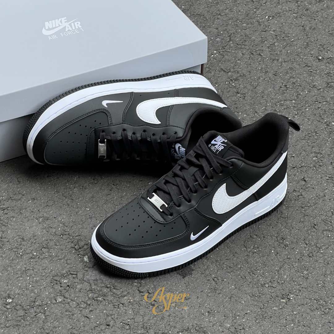 【官網限定】Nike Air Force 1 Low '07 LV8 "Carbon Fiber" 黑白小勾 男鞋 IR5599-001 IV