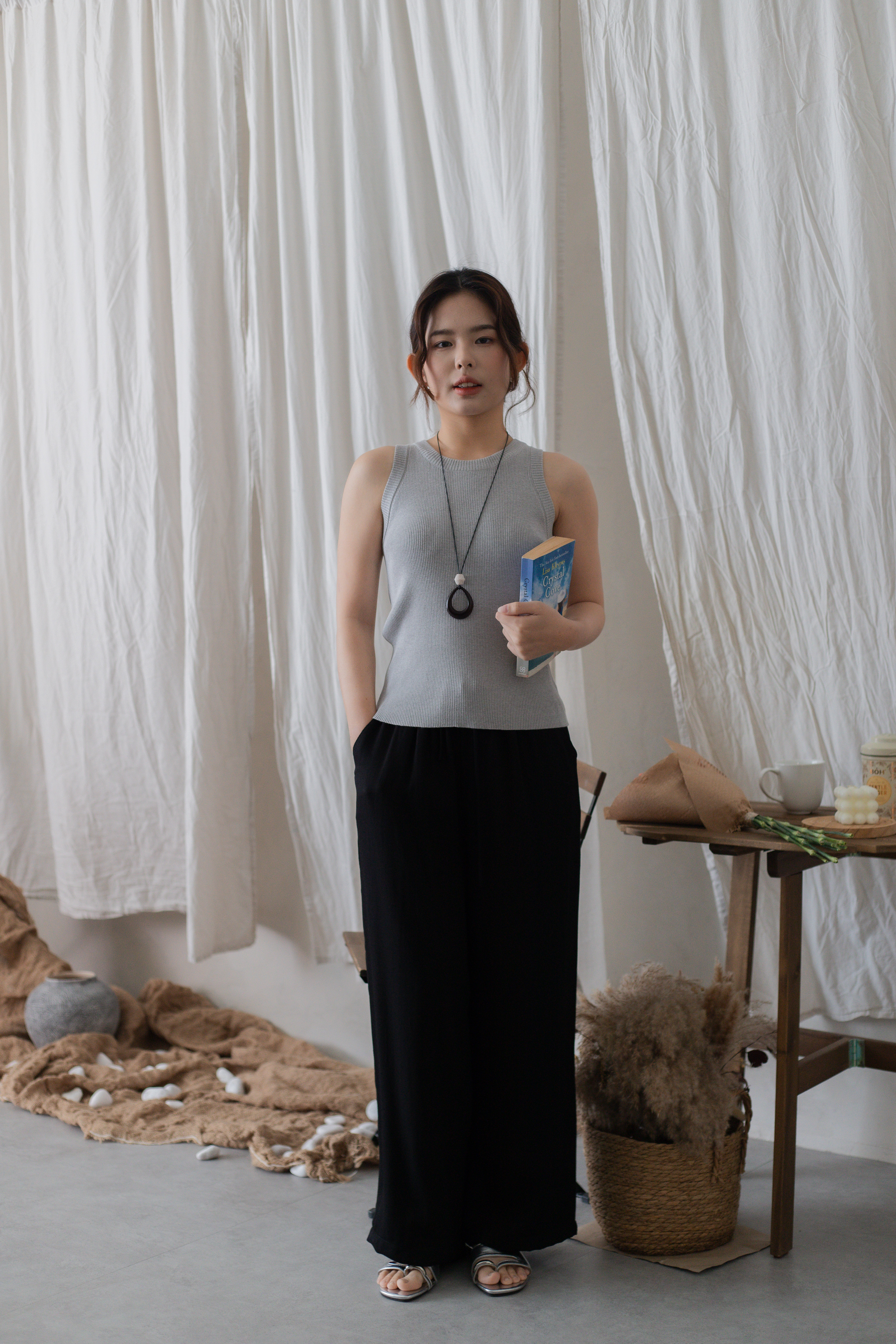 Bryne Straight Leg Pant Black -2701PLBLK