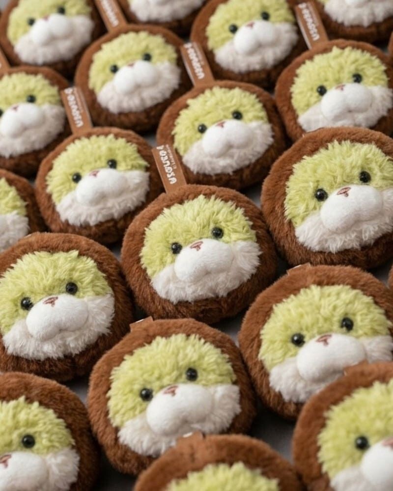 【OWN】水獺 吊飾 杜拜巧克力 口味 韓國限定 吊飾 鑰匙圈 配件 韓國 代購 6cm