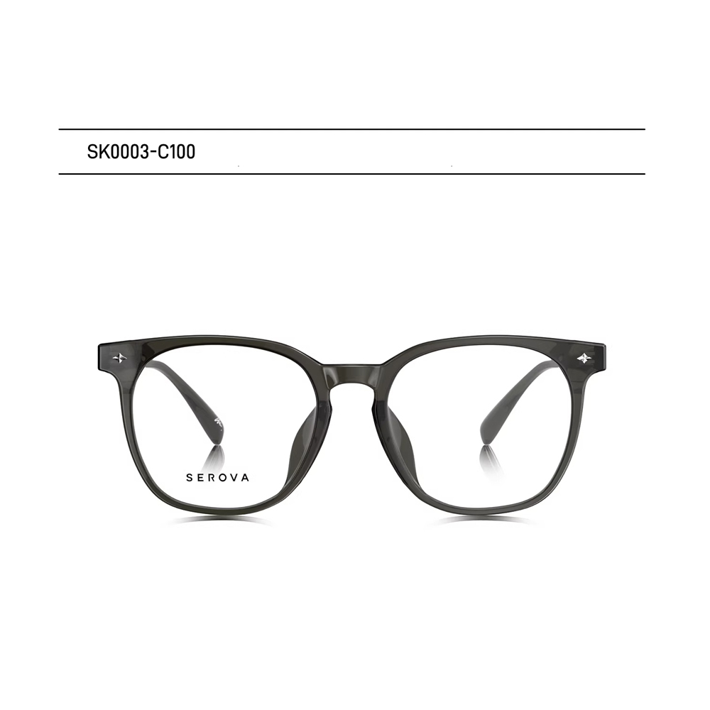【SEROVA】SK0003 C100 方框光學眼鏡♦(透綠) #梓渝聯名禮盒款