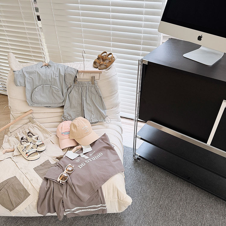 帥氣拉鍊工裝套裝